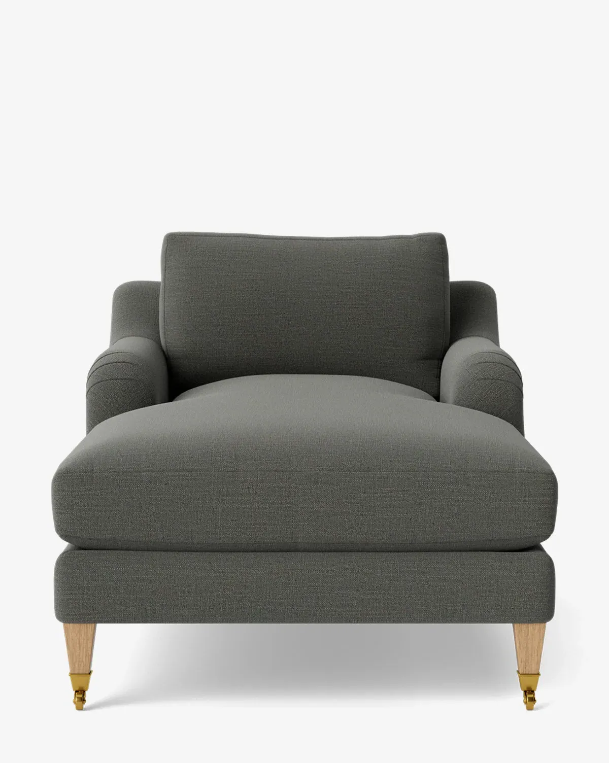 Lucille English Roll Arm Chaise Lounge - Midnight, Crypton product
