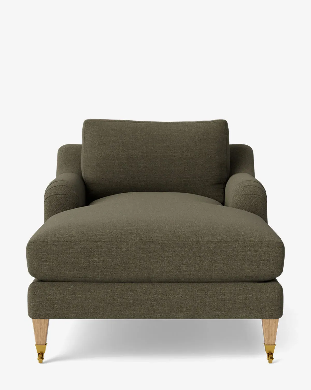 Lucille English Roll Arm Lounge Chair - Thyme, Crypton product