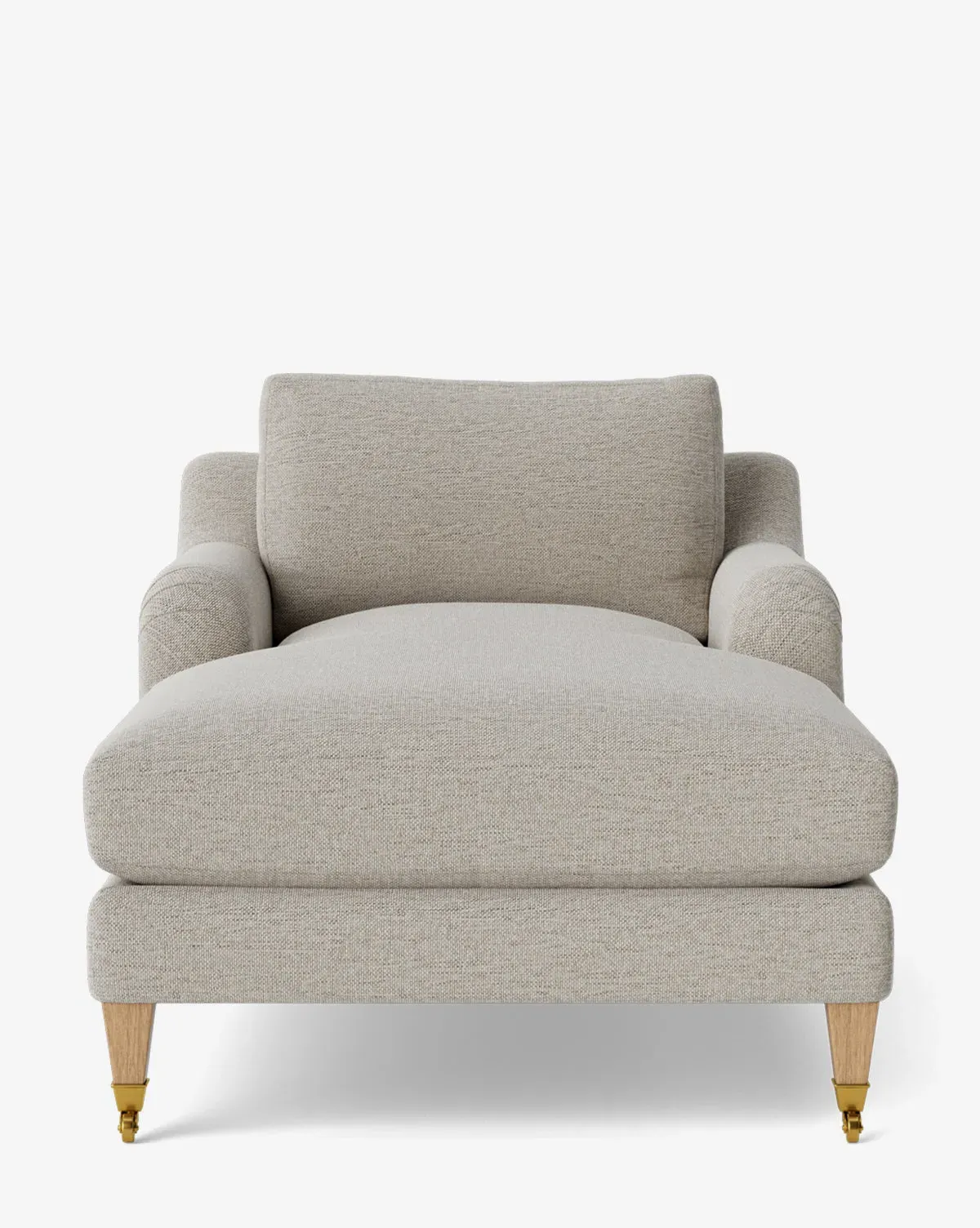Lucille English Roll Arm Lounge Chair - Twine, Crypton product