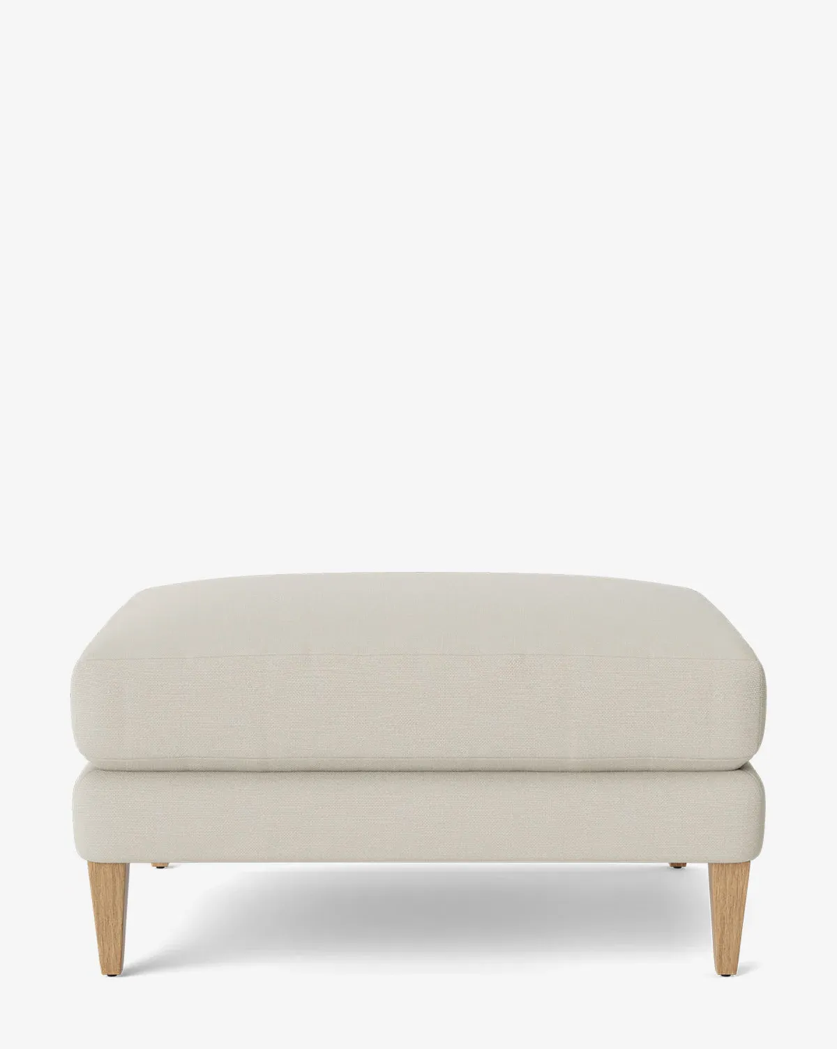 Lucille Ottoman - Egret Perennials, Natural Oak product
