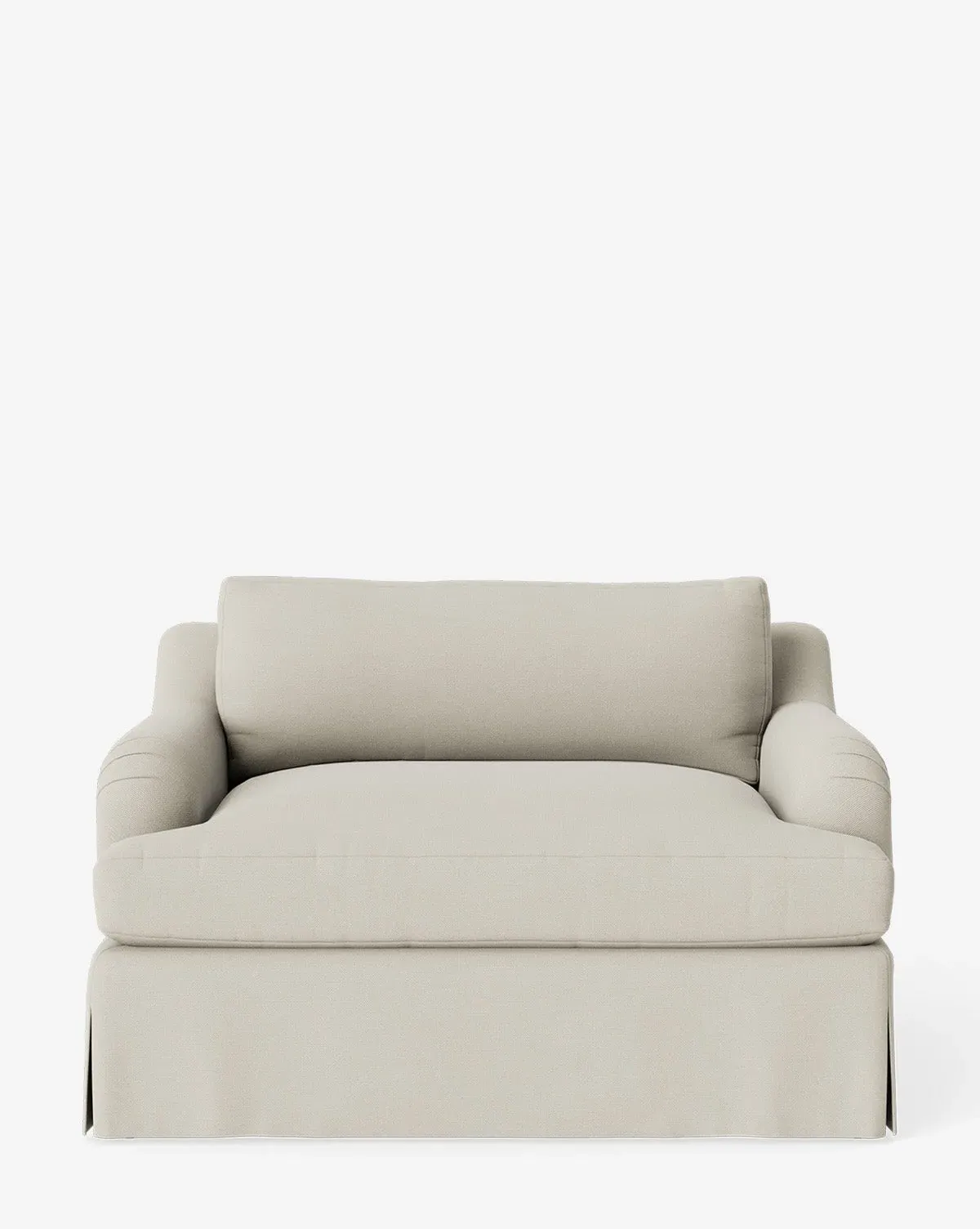 Lucille Skirted English Roll Arm Chair and a Half product