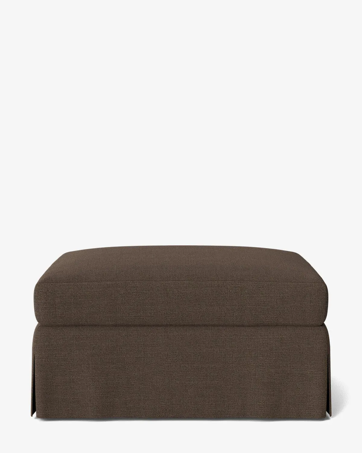 Lucille Skirted Ottoman - Coffee, Crypton product