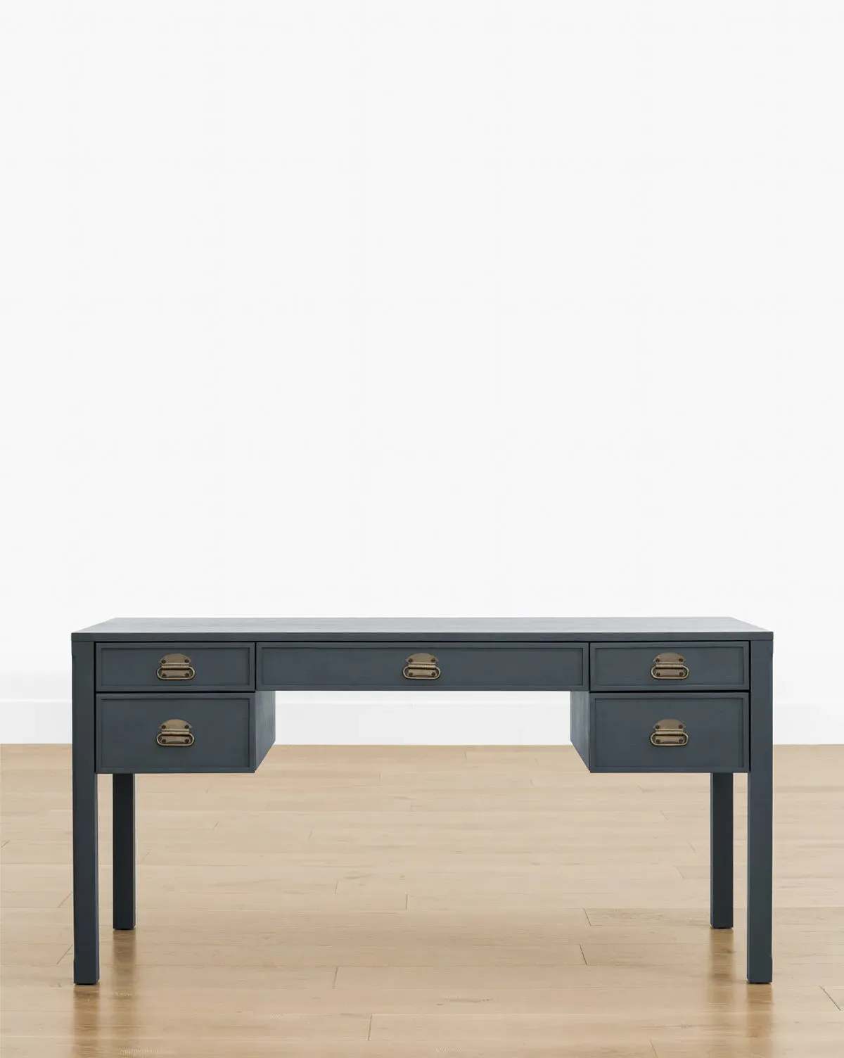 Mackenna Desk with Drawer - Walnut, Brass product
