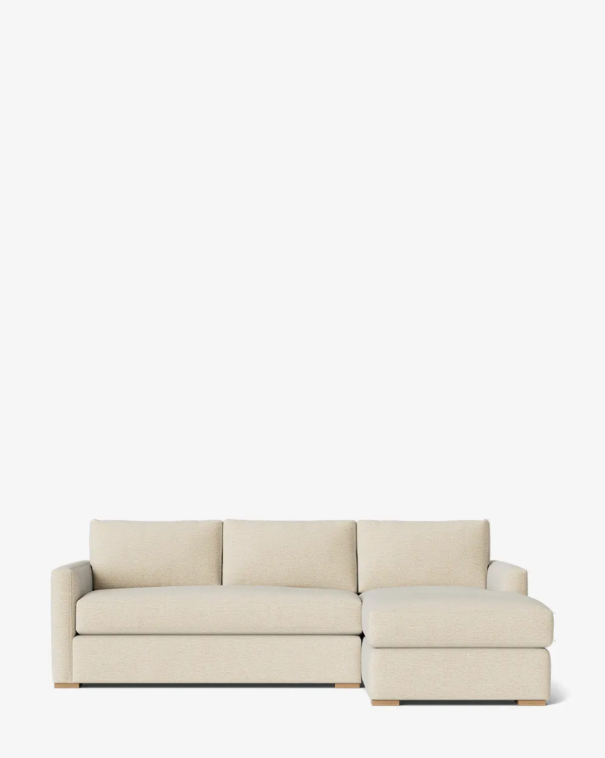 Macy Left Chaise Sectional - Parchment, Crypton product