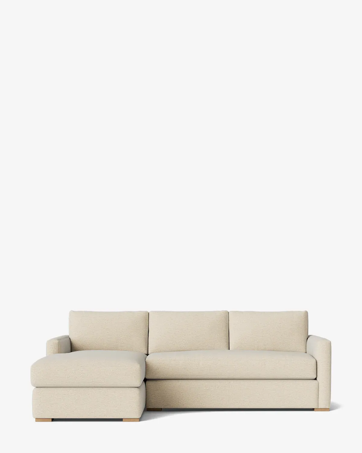 Macy Right Chaise Sectional - Parchment, Crypton product