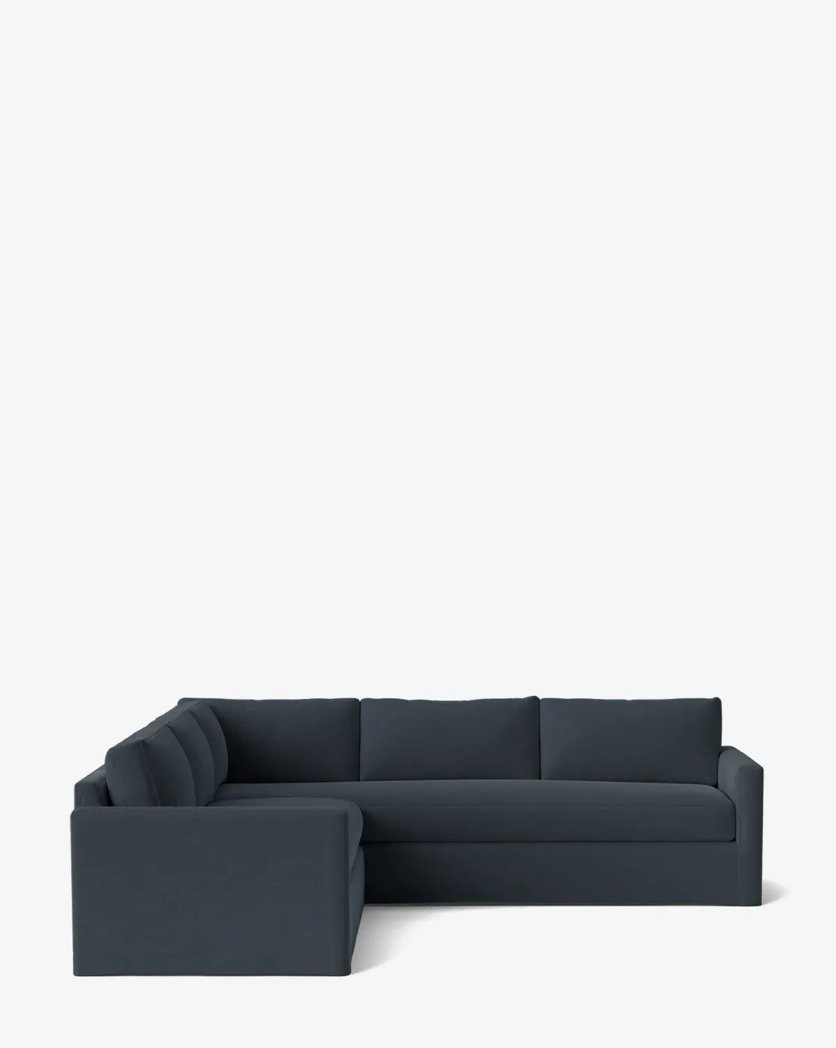 Macy Slipcover L-Shaped Sectional - Linen product
