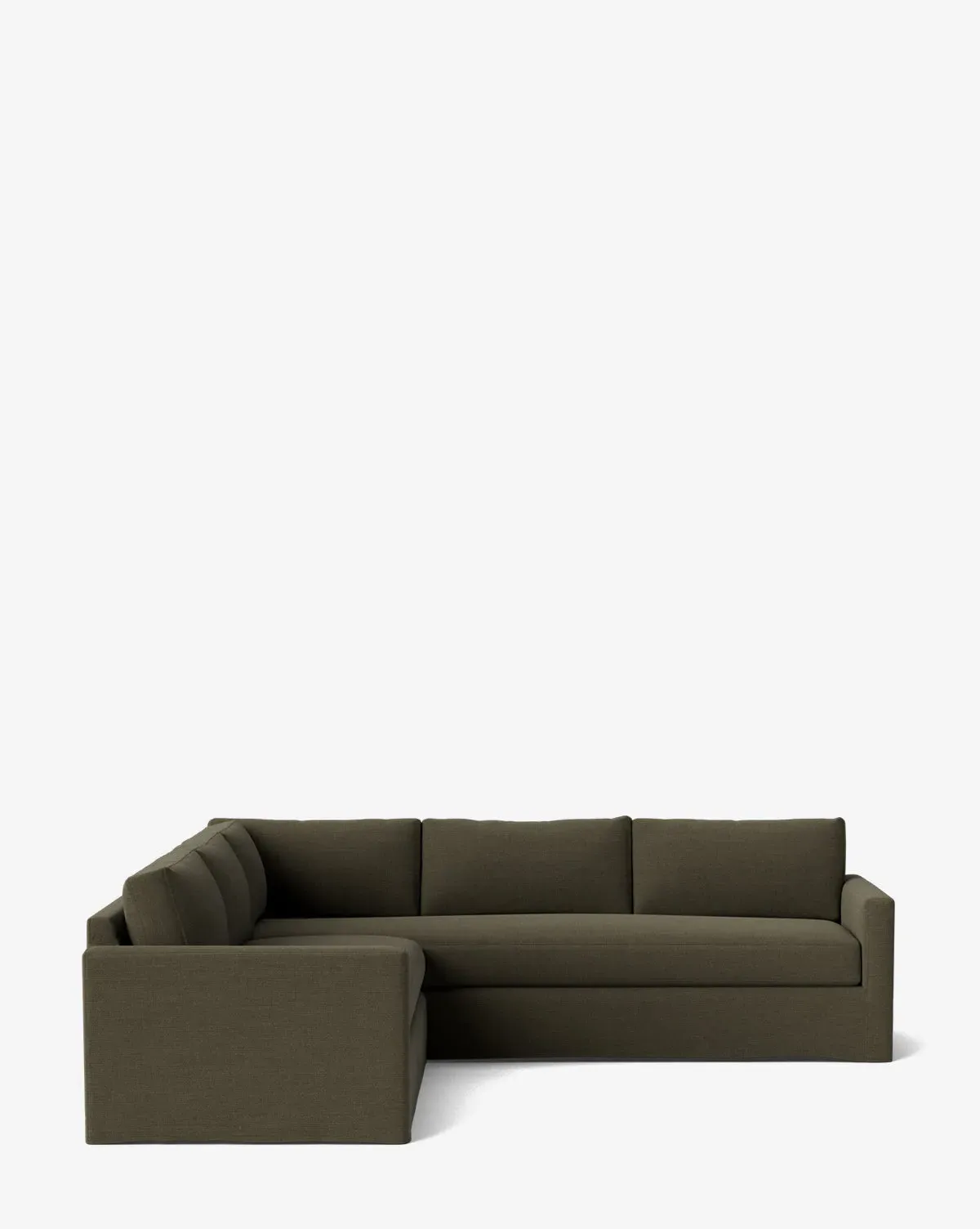 Macy Slipcover L-Shaped Sectional - Thyme, Crypton product