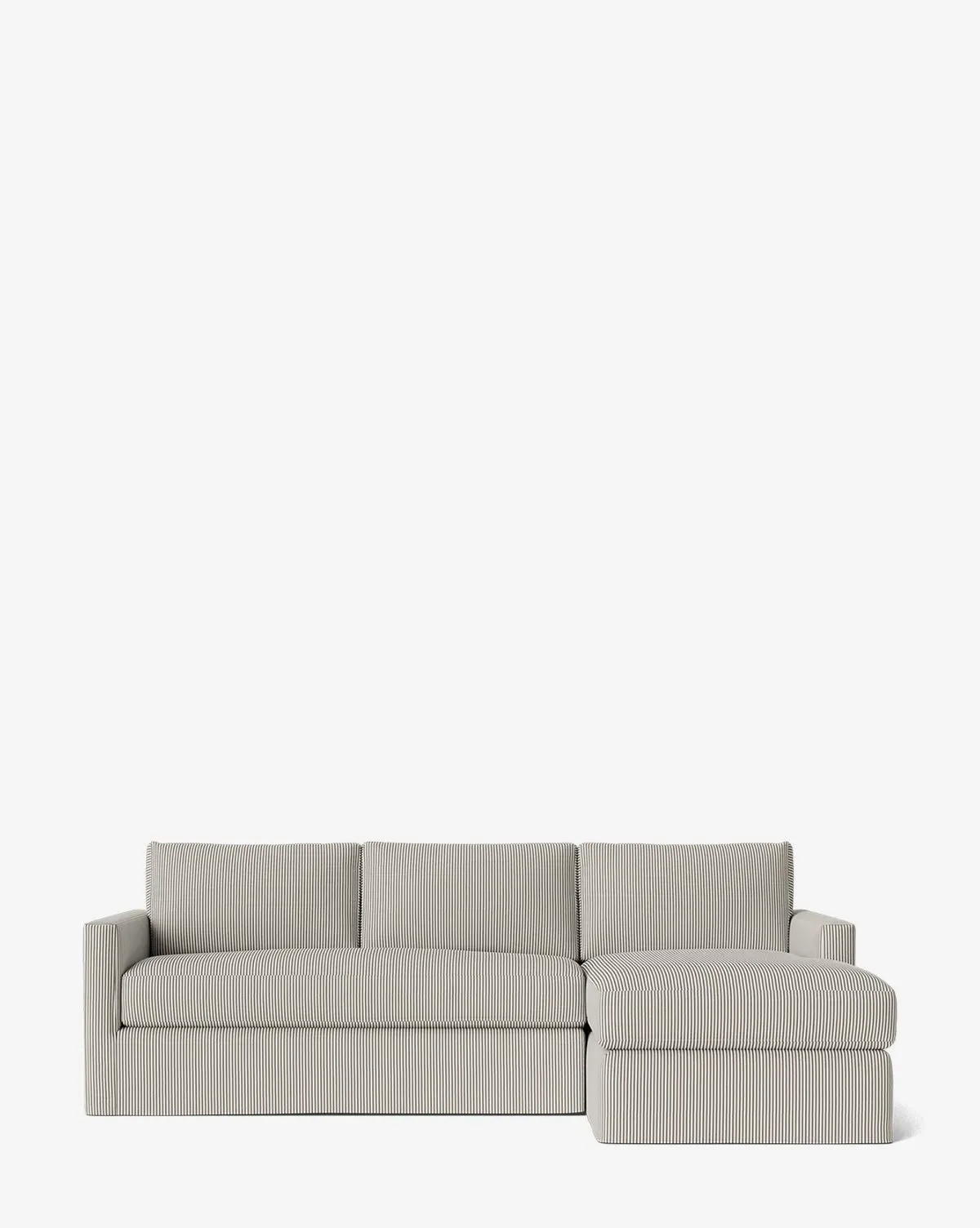 Macy Slipcover Left Chaise Sectional - Iron, Perennials product