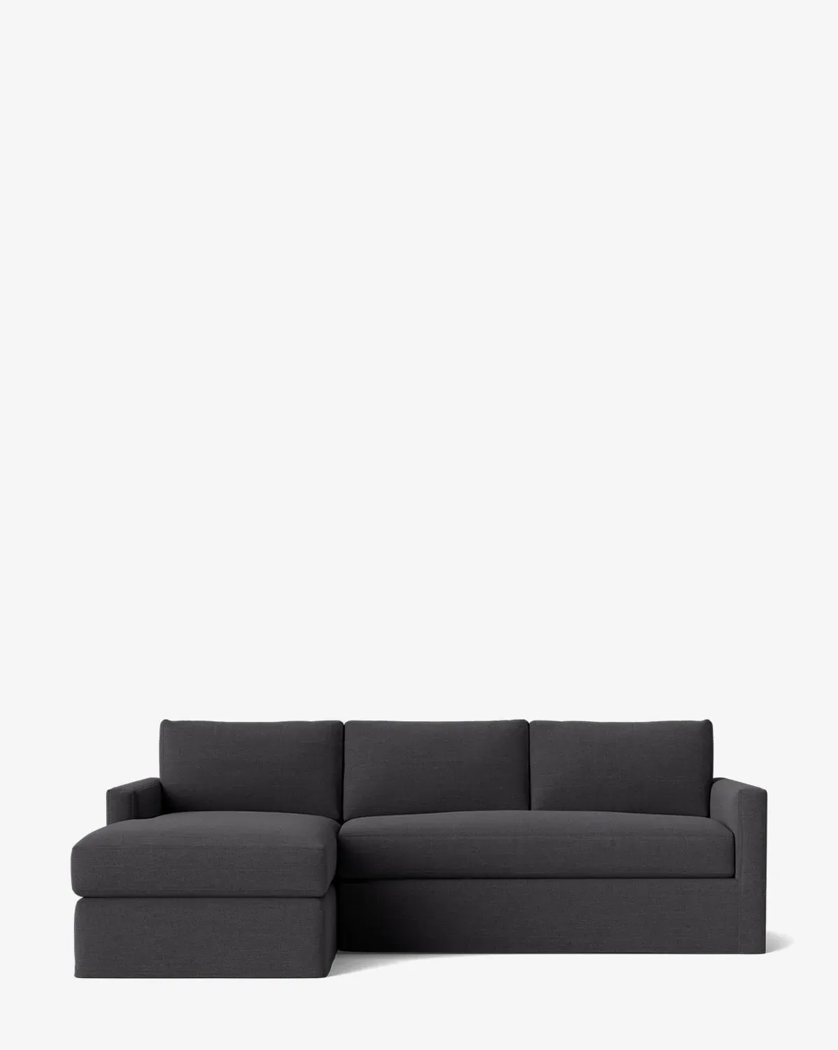 Macy Slipcover Right Chaise Sectional - Slate, Crypton product