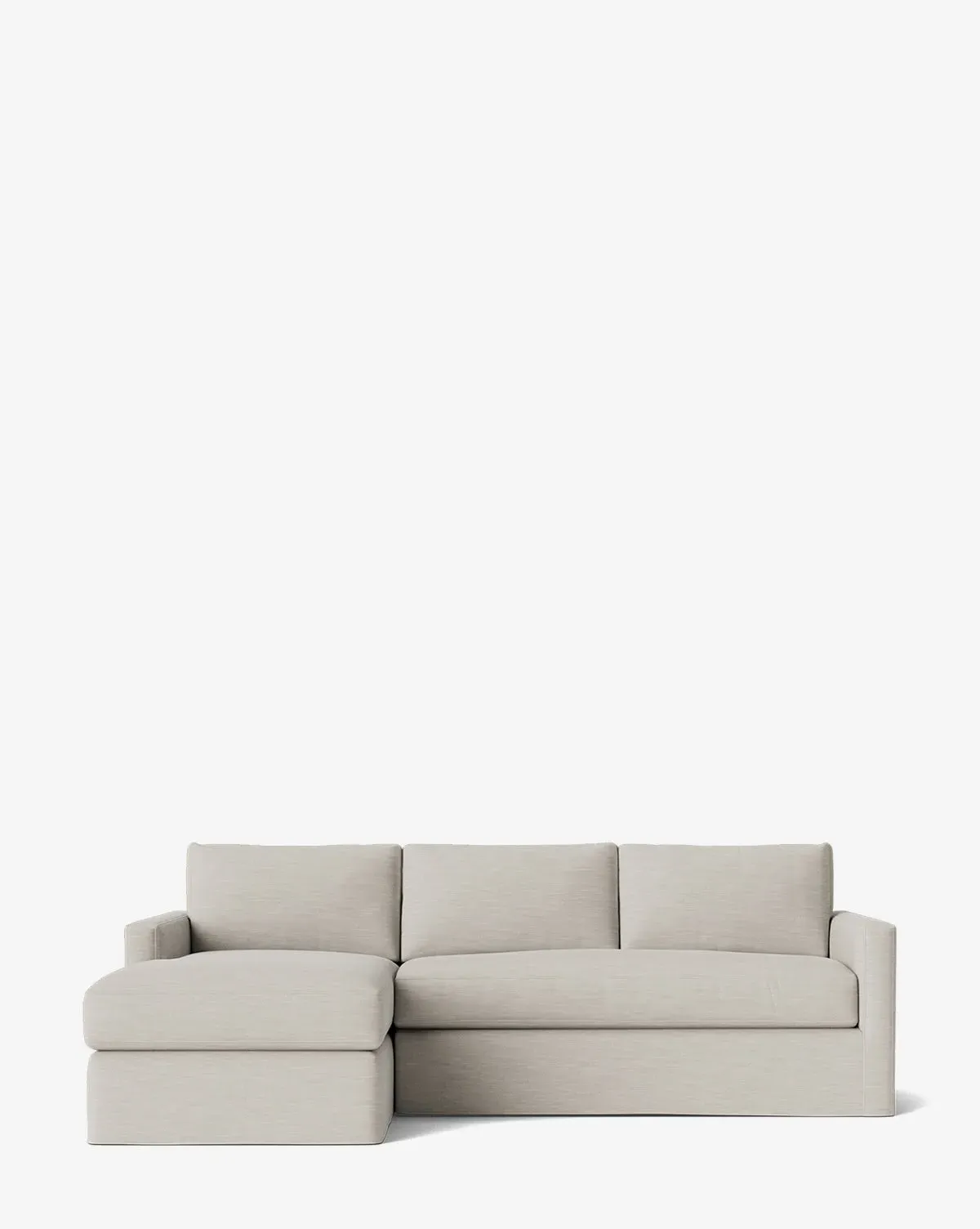 Macy Slipcover Right Chaise Sectional - White Sands, Perennials product