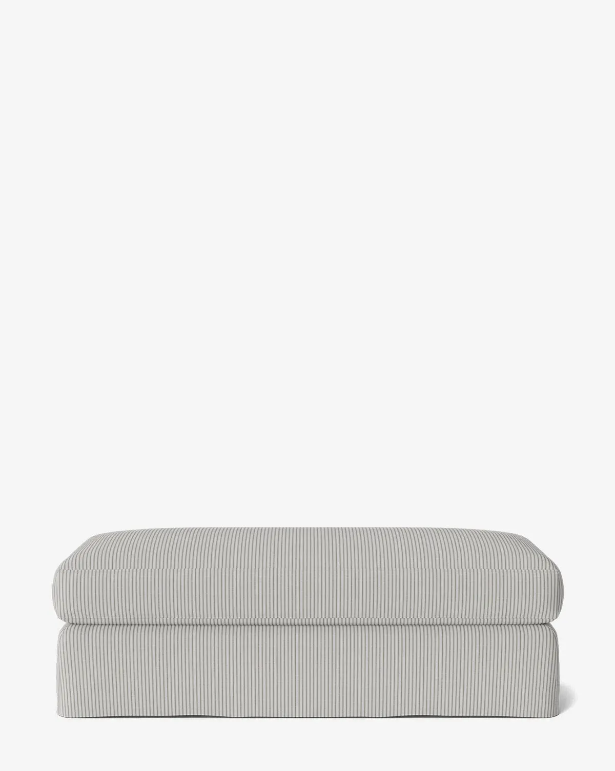 Macy Slipcover Small Ottoman - Taupe, Perennials product