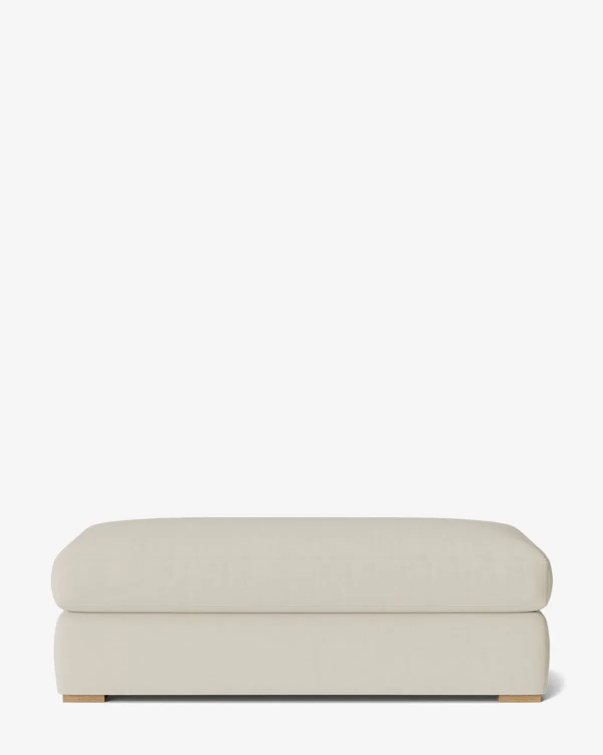 Macy Small Upholstered Ottoman - Sea Salt, Perennials product