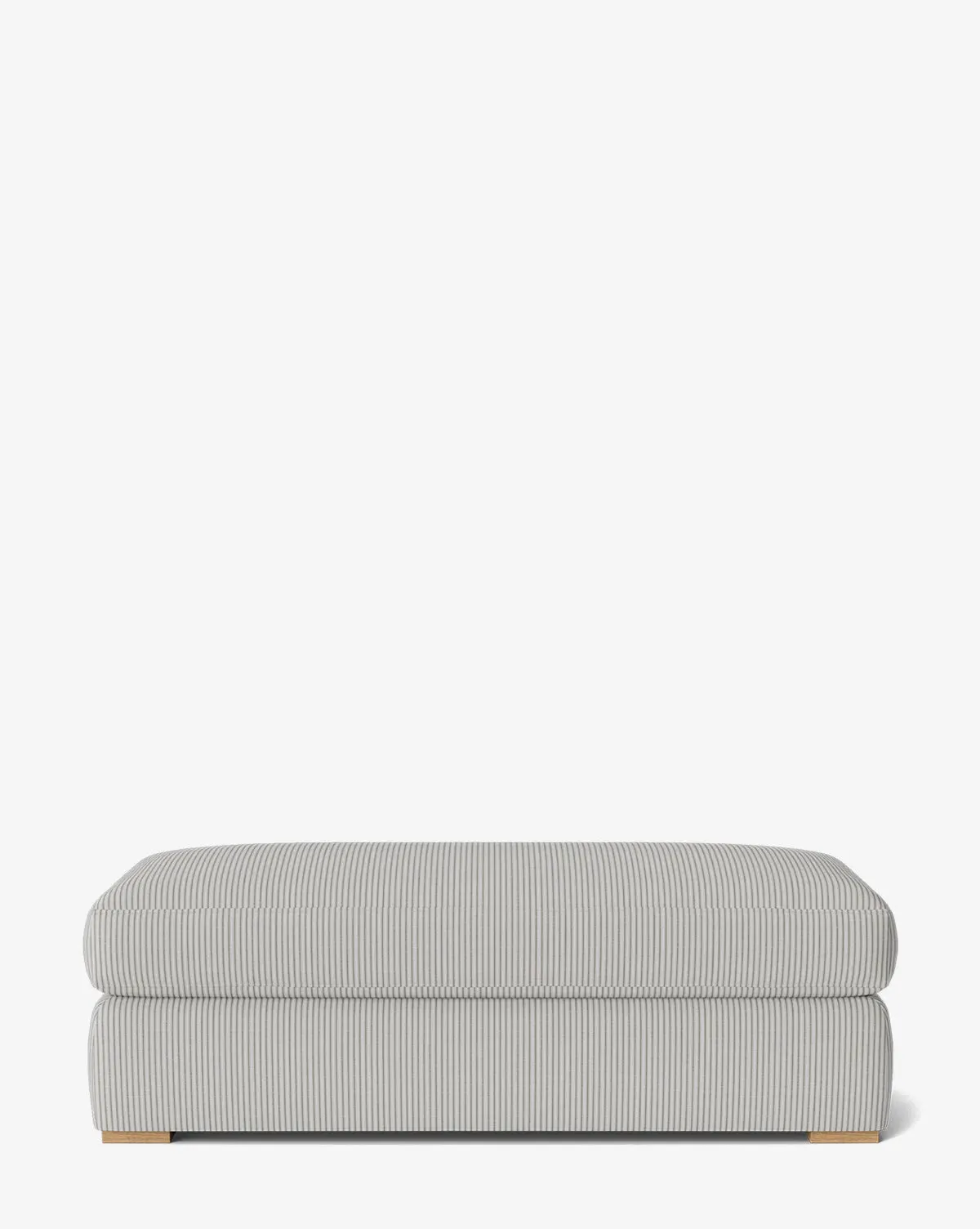 Macy Small Upholstered Ottoman - Taupe product