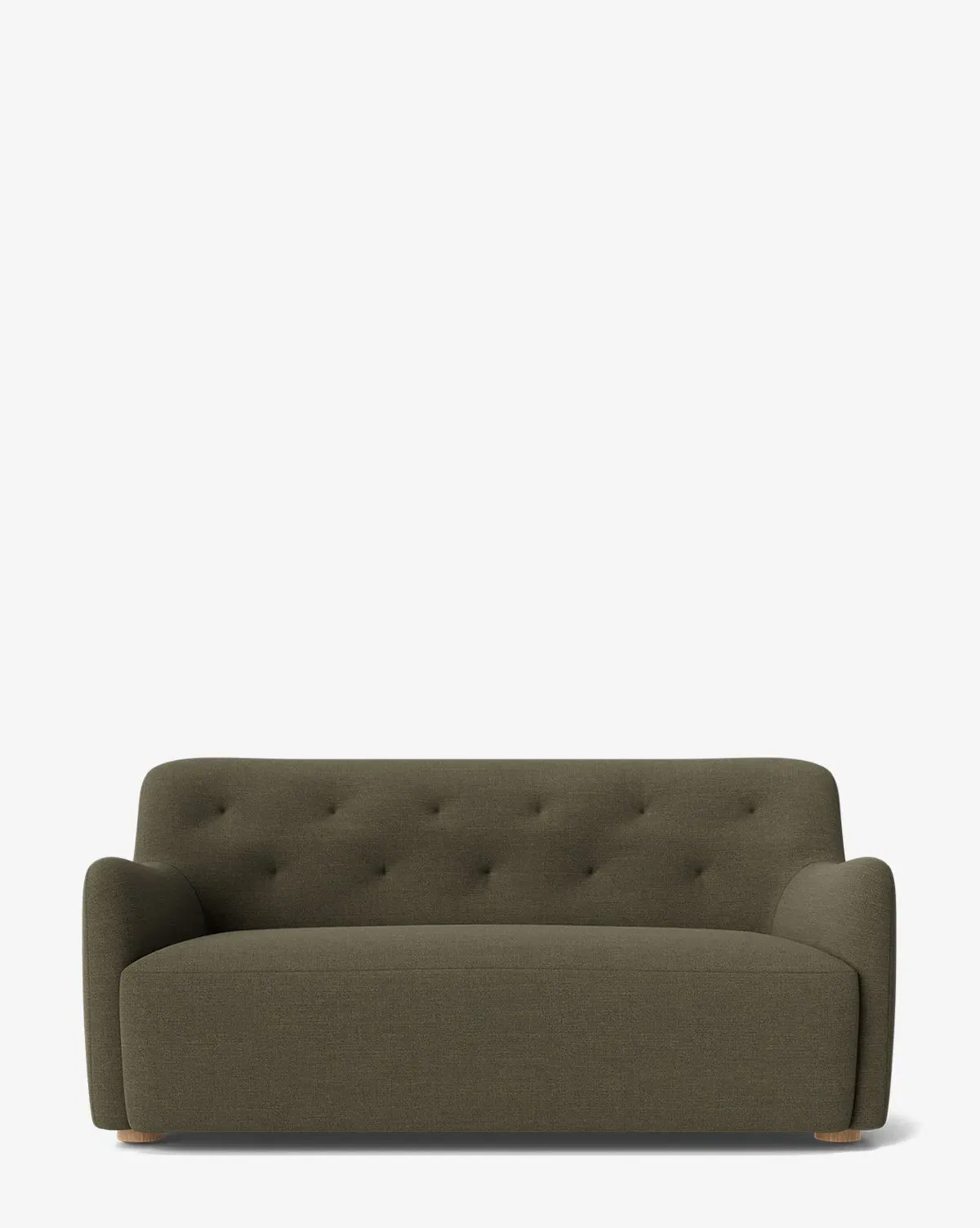 Magda 65.25" Settee with Tufting - Thyme, Crypton product