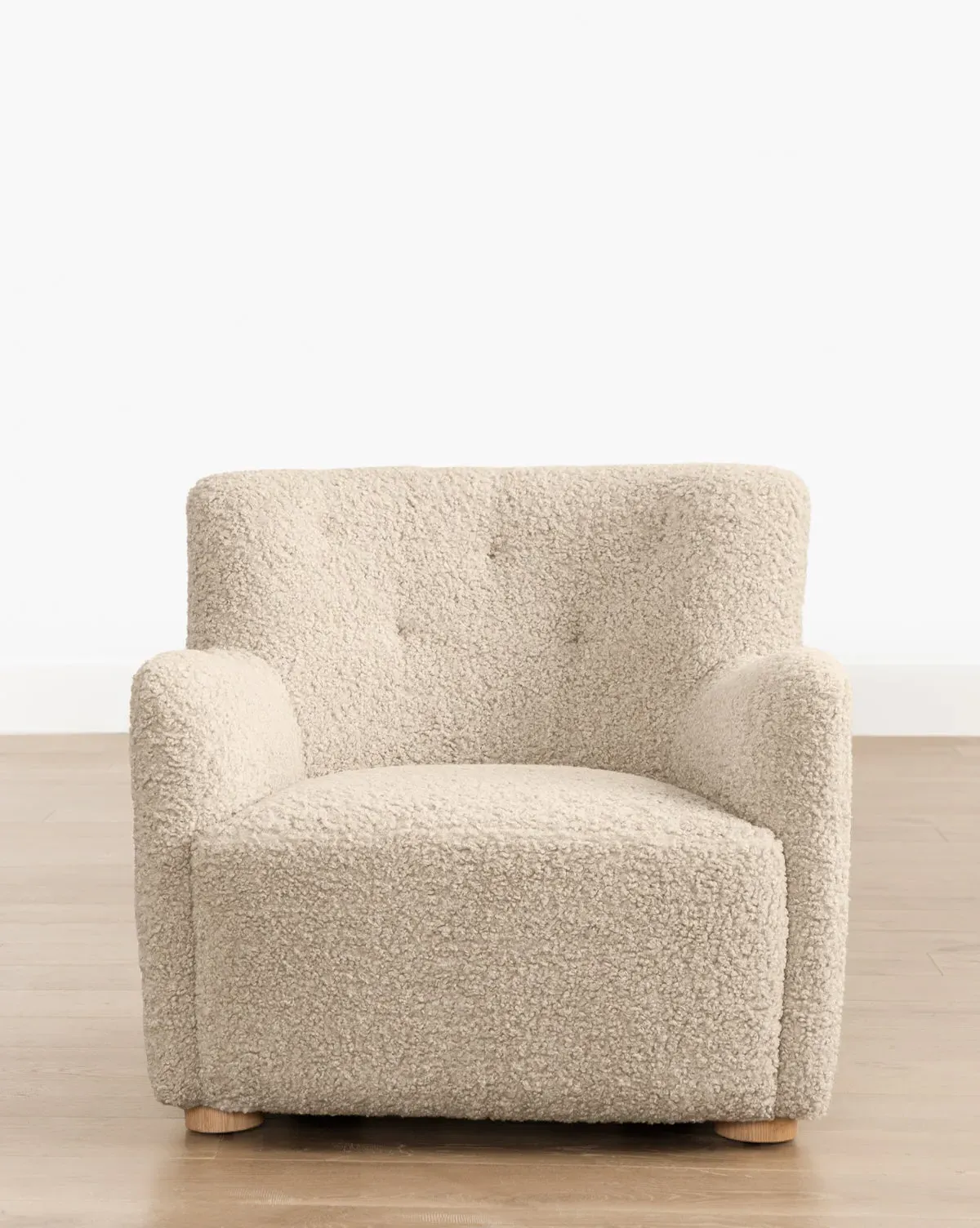 Magda Lounge Chair - Beige, Boucle product