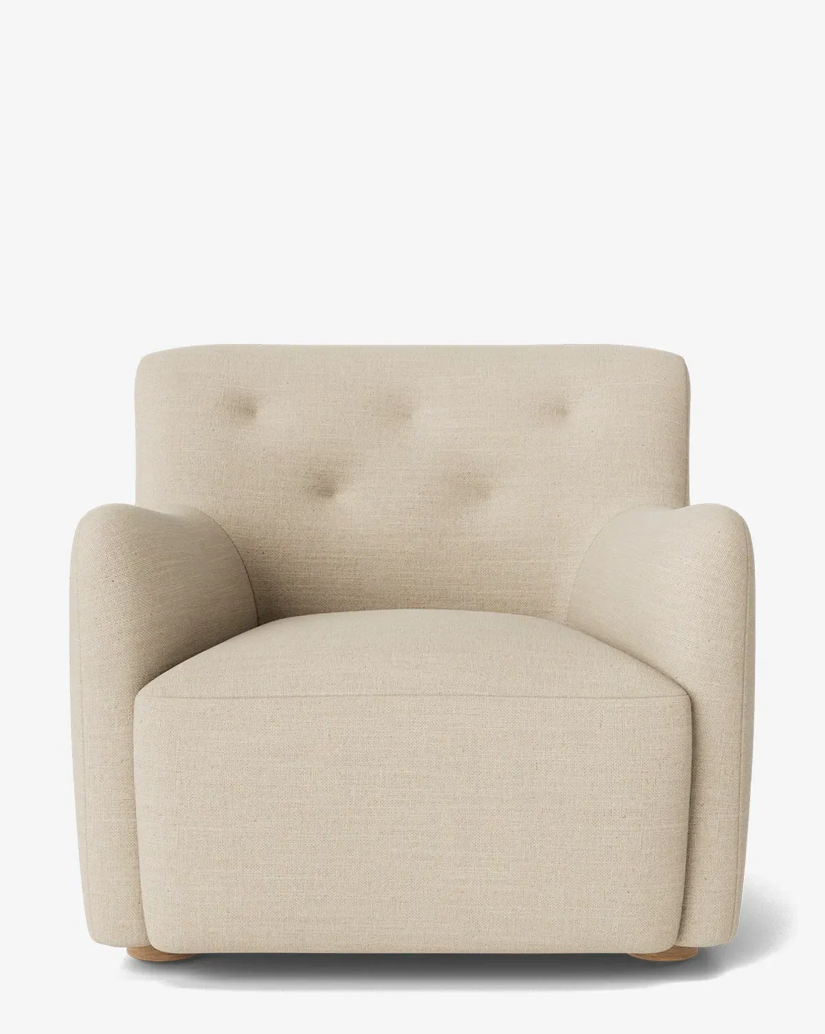 Magda Lounge Chair - Bisque, Linen product