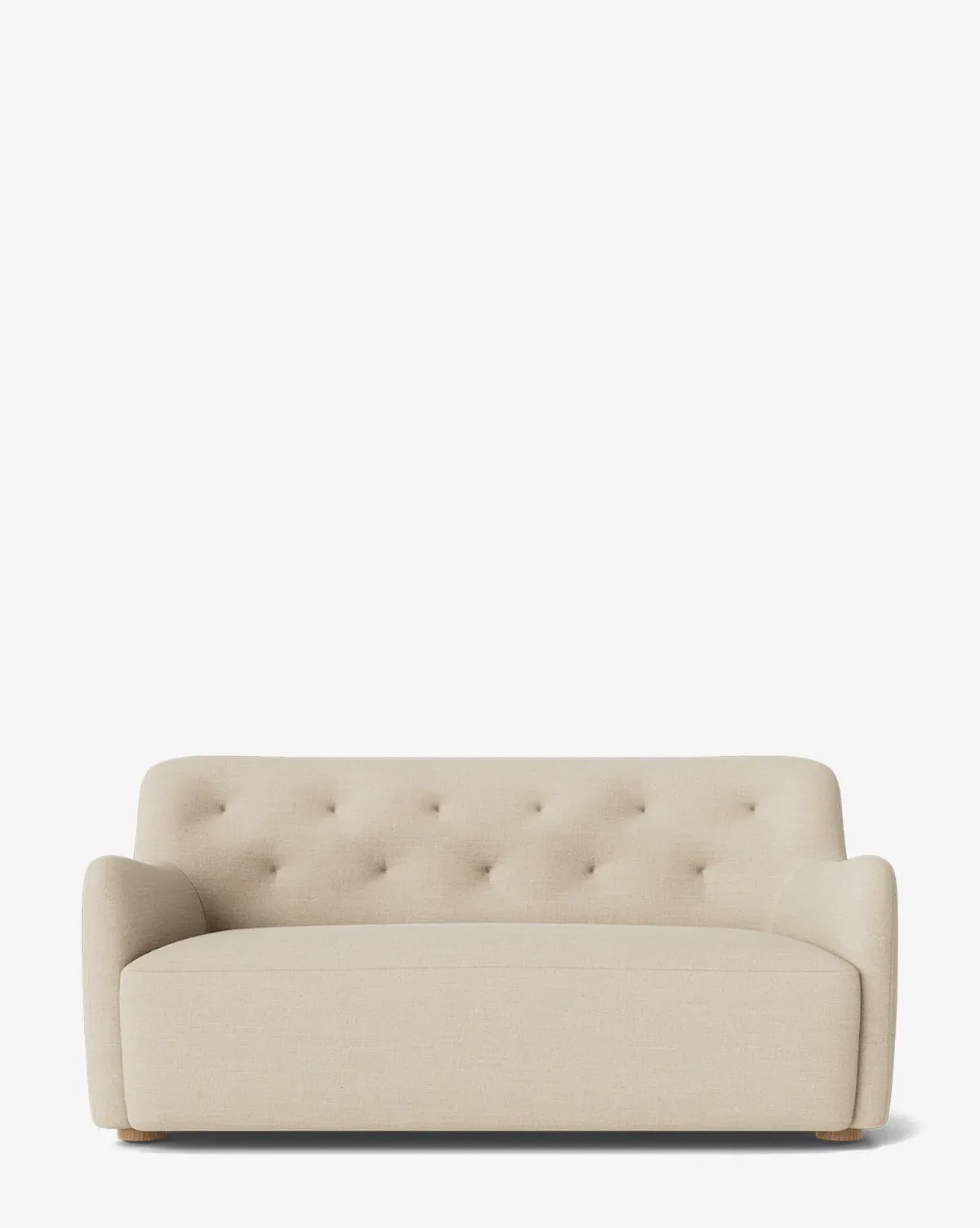 Magda Settee - Bisque Linen product