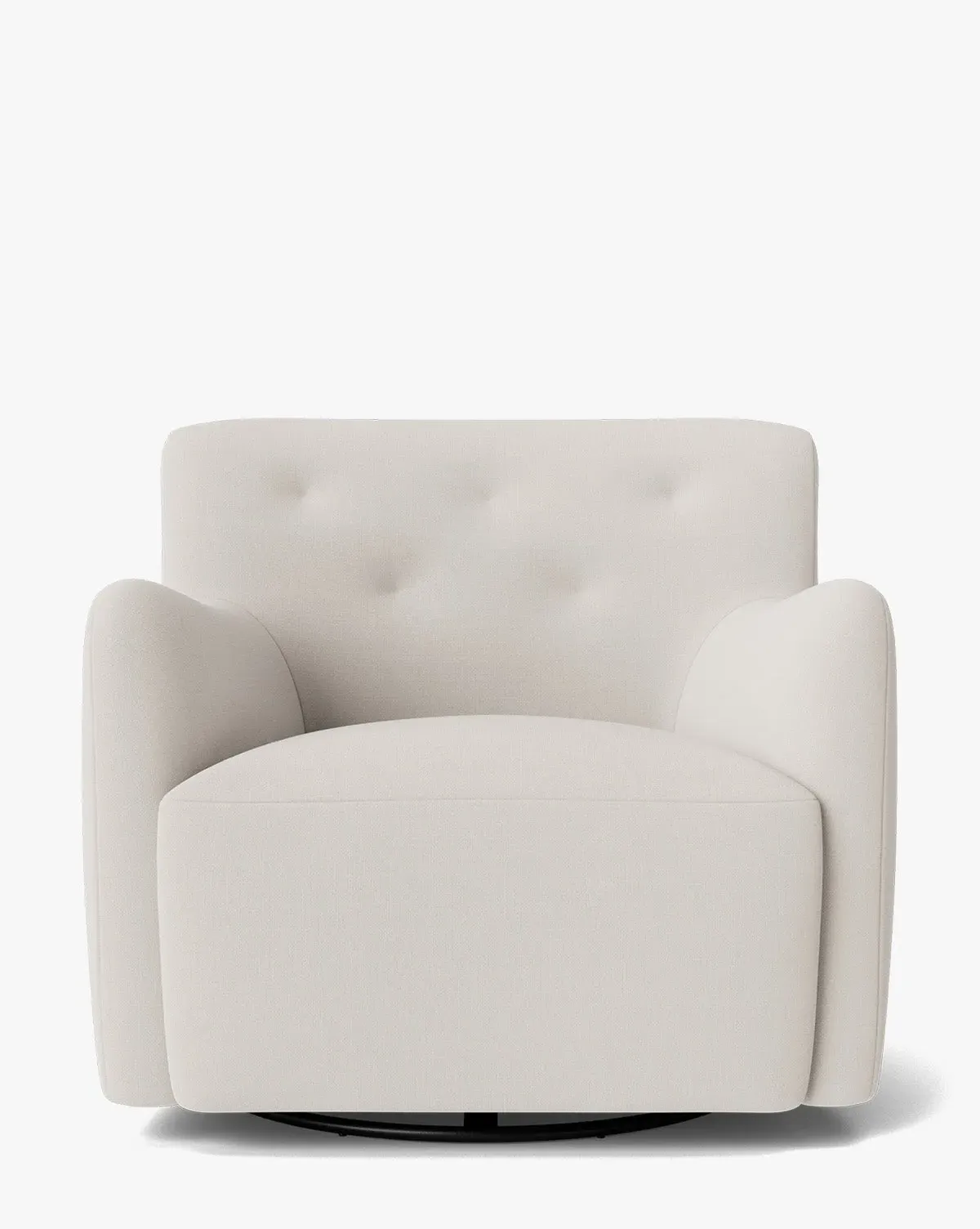 Magda Swivel Lounge Chair - Crypton/Blanc product