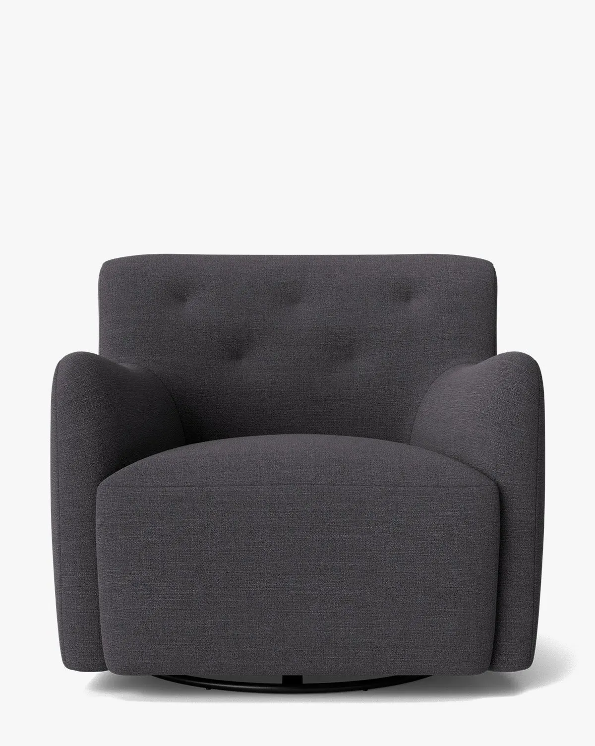 Magda Swivel Lounge Chair - Slate, Crypton product