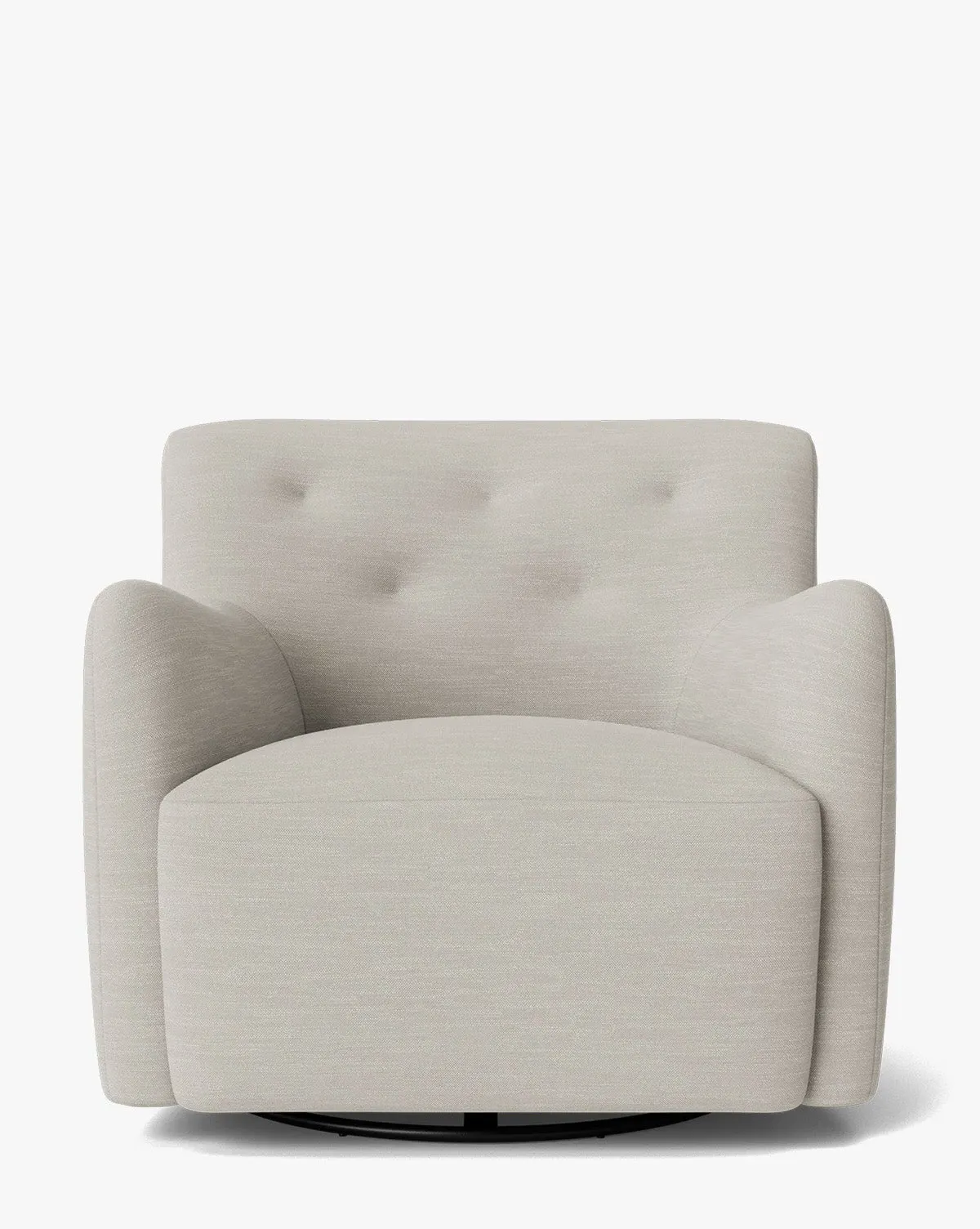 Magda Swivel Lounge Chair - White Sands product