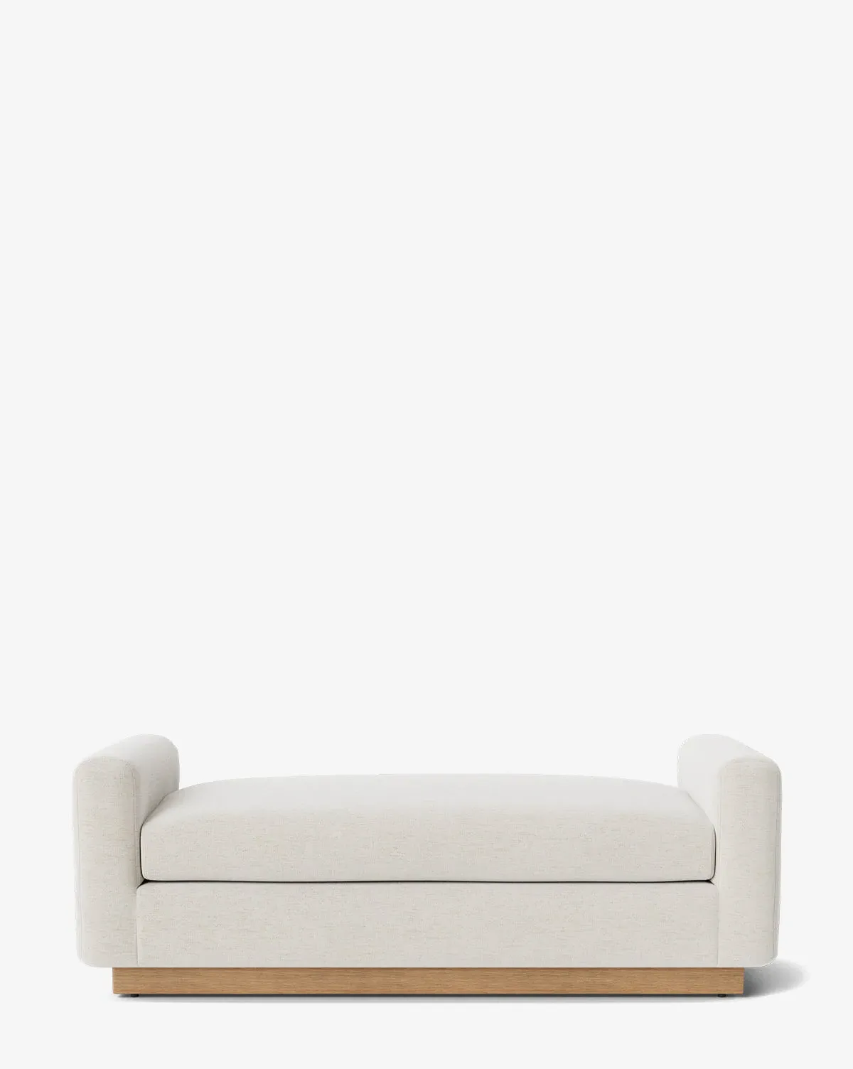 Mansfield Upholstered Bench - Alabaster, Crypton product