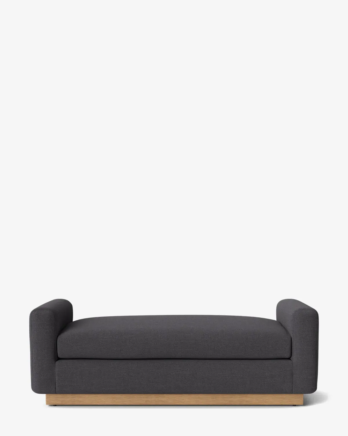 Mansfield Upholstered Bench - Slate, Crypton Fabric product