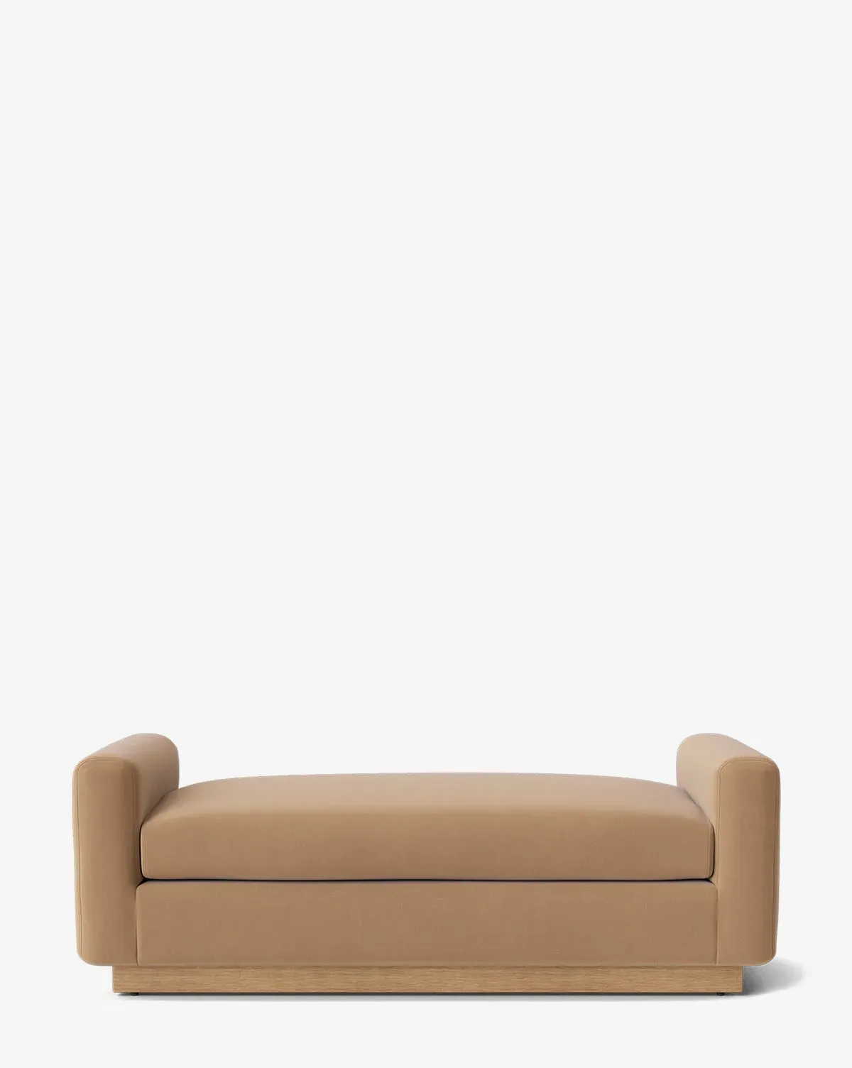 Mansfield Upholstered Bench - Toffee, Velvet product