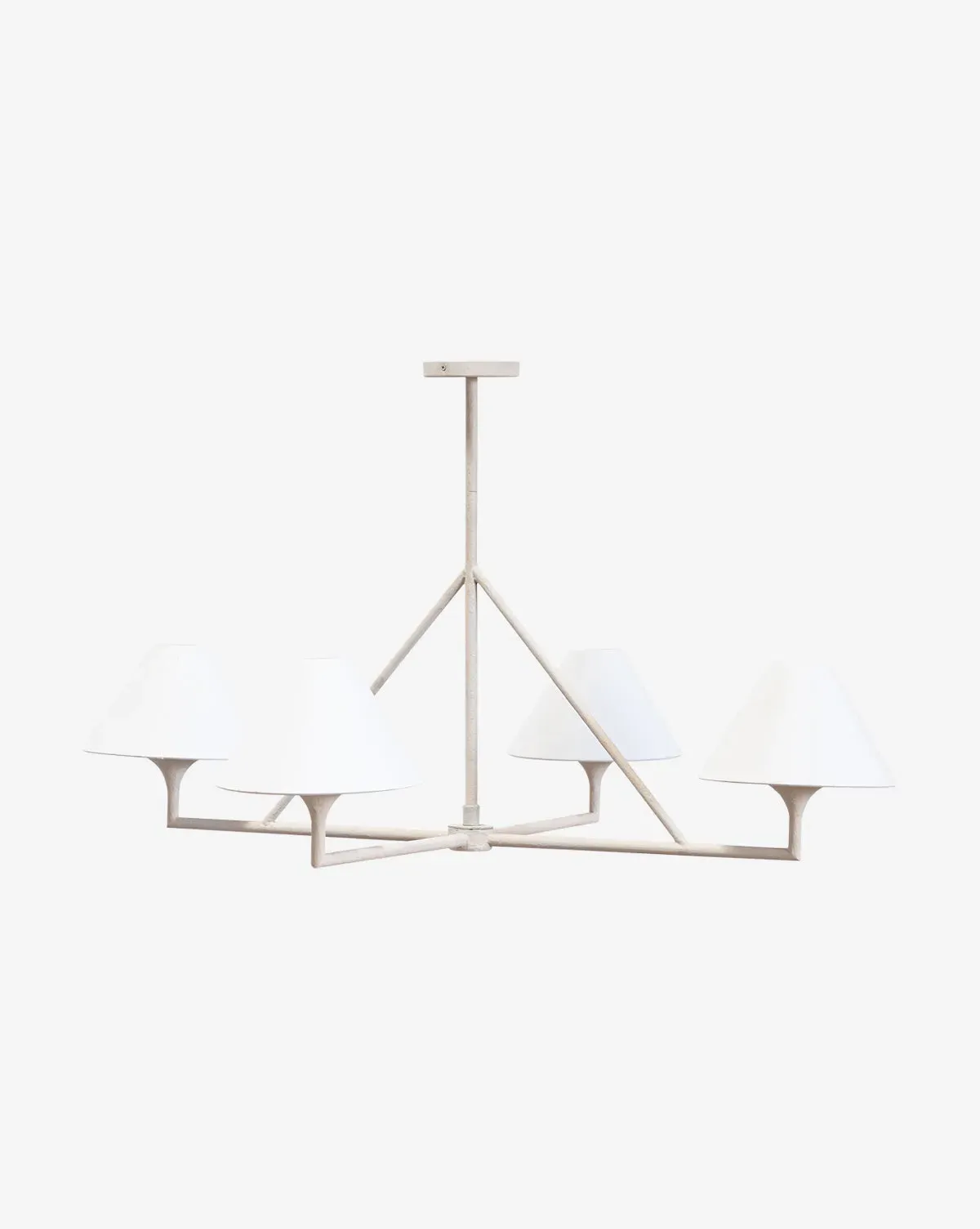 Marilyn Chandelier - White, Metal & Linen product