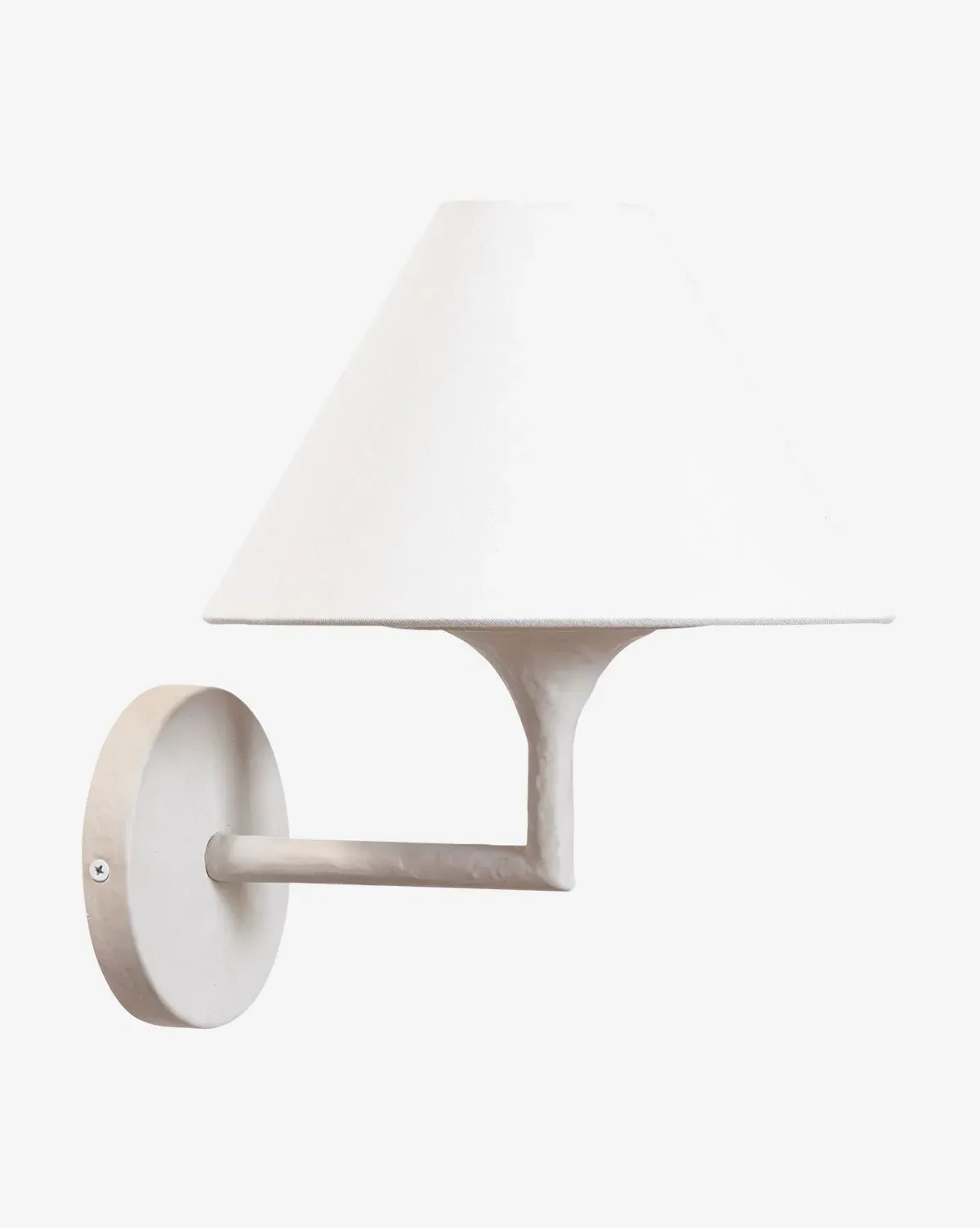 Marilyn Wall Sconce - White, Metal & Linen product