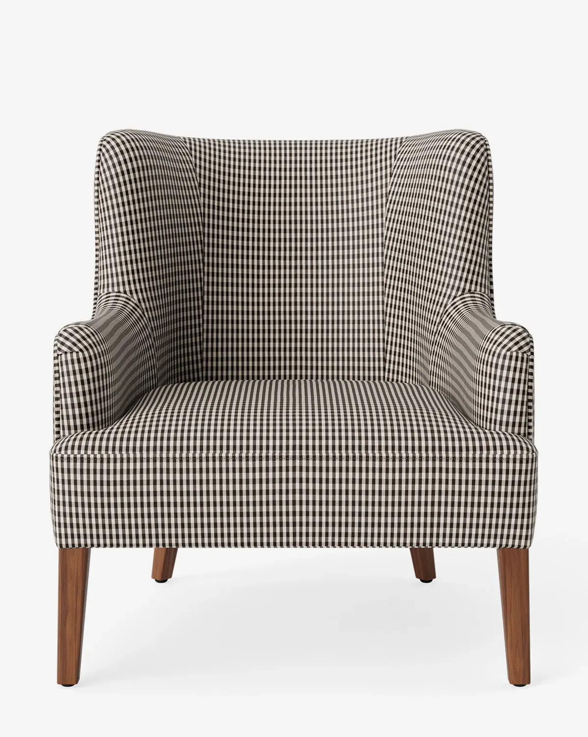 Marion Lounge Chair - Perennials Gingham, Dark Brown product