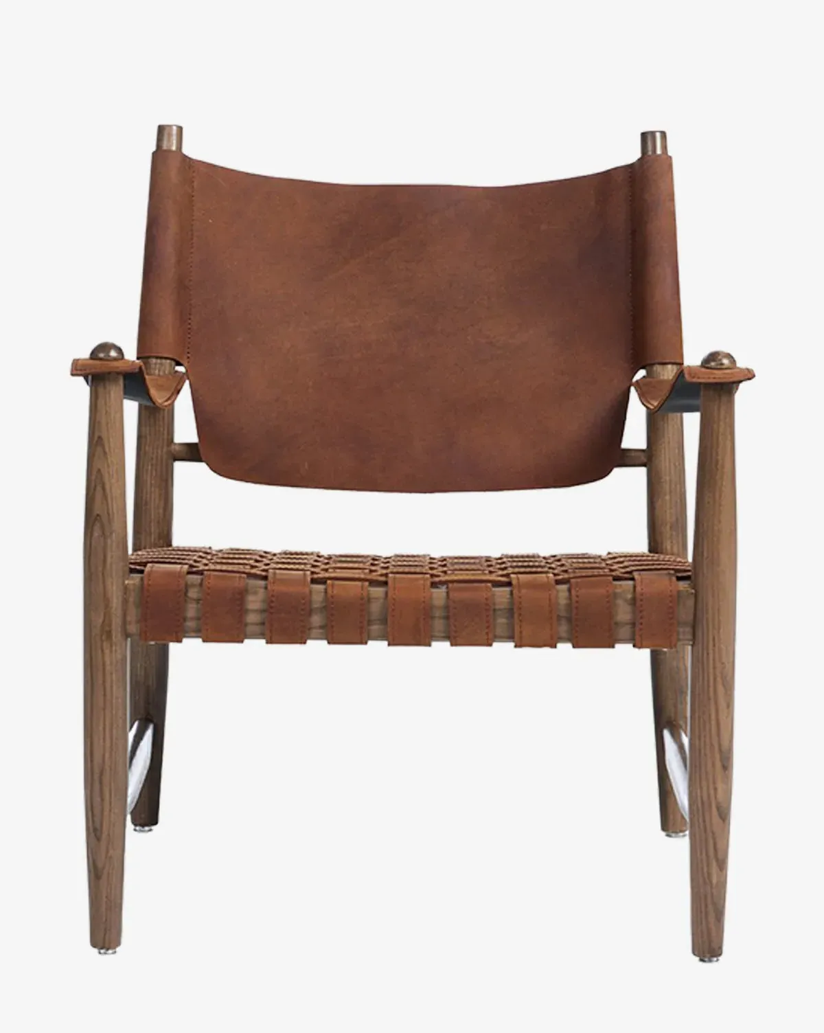 Maris Lounge Chair - Leather, Solid Ash product