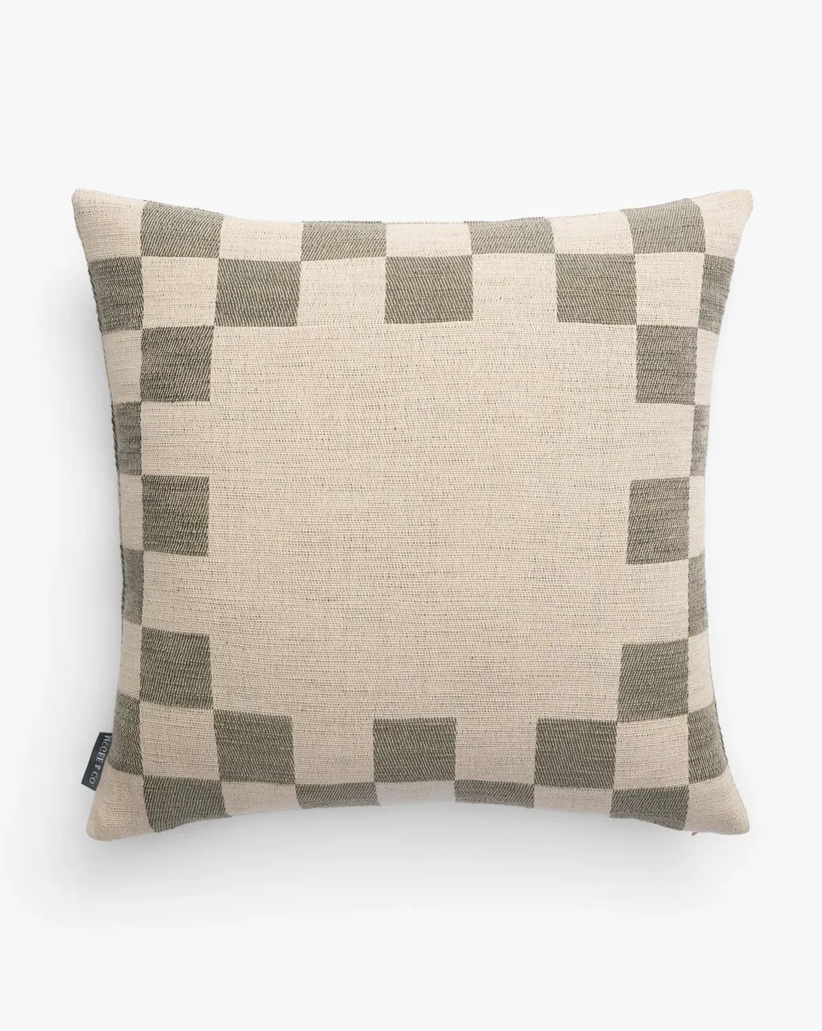 Marni Checkered Pillow Cover - Green, Cotton product