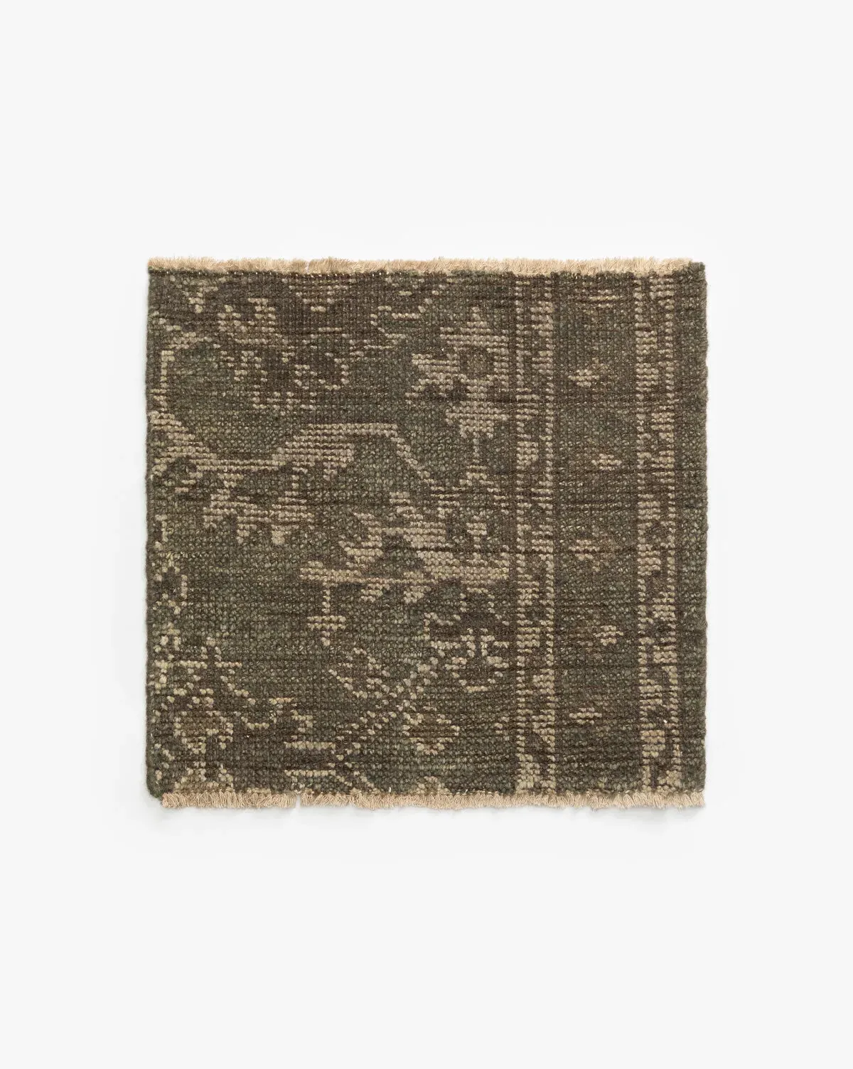 Marola Hand-Knotted Wool Rug Swatch - Brown product