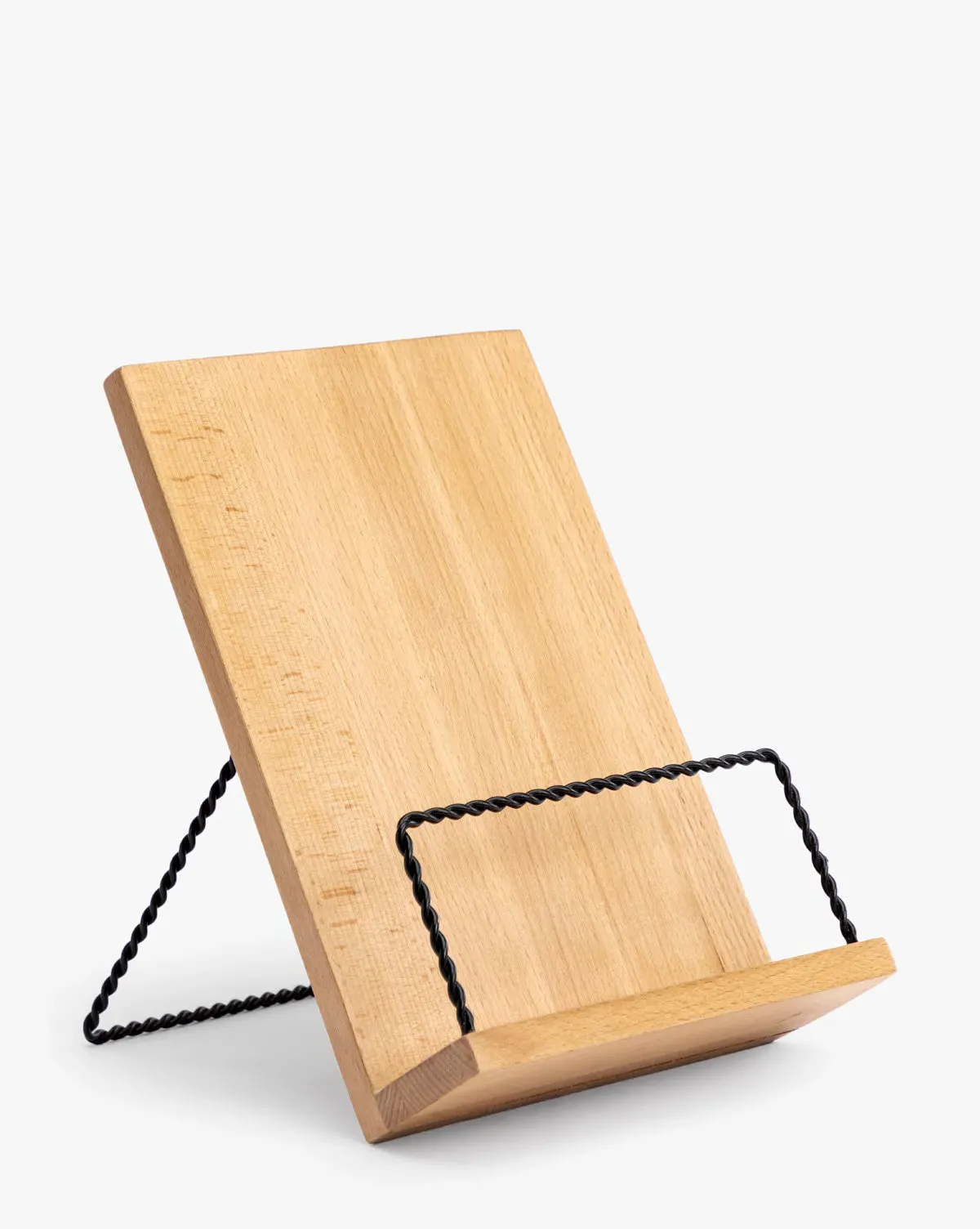 Mason Cookbook Holder - Beech Wood, Metal product
