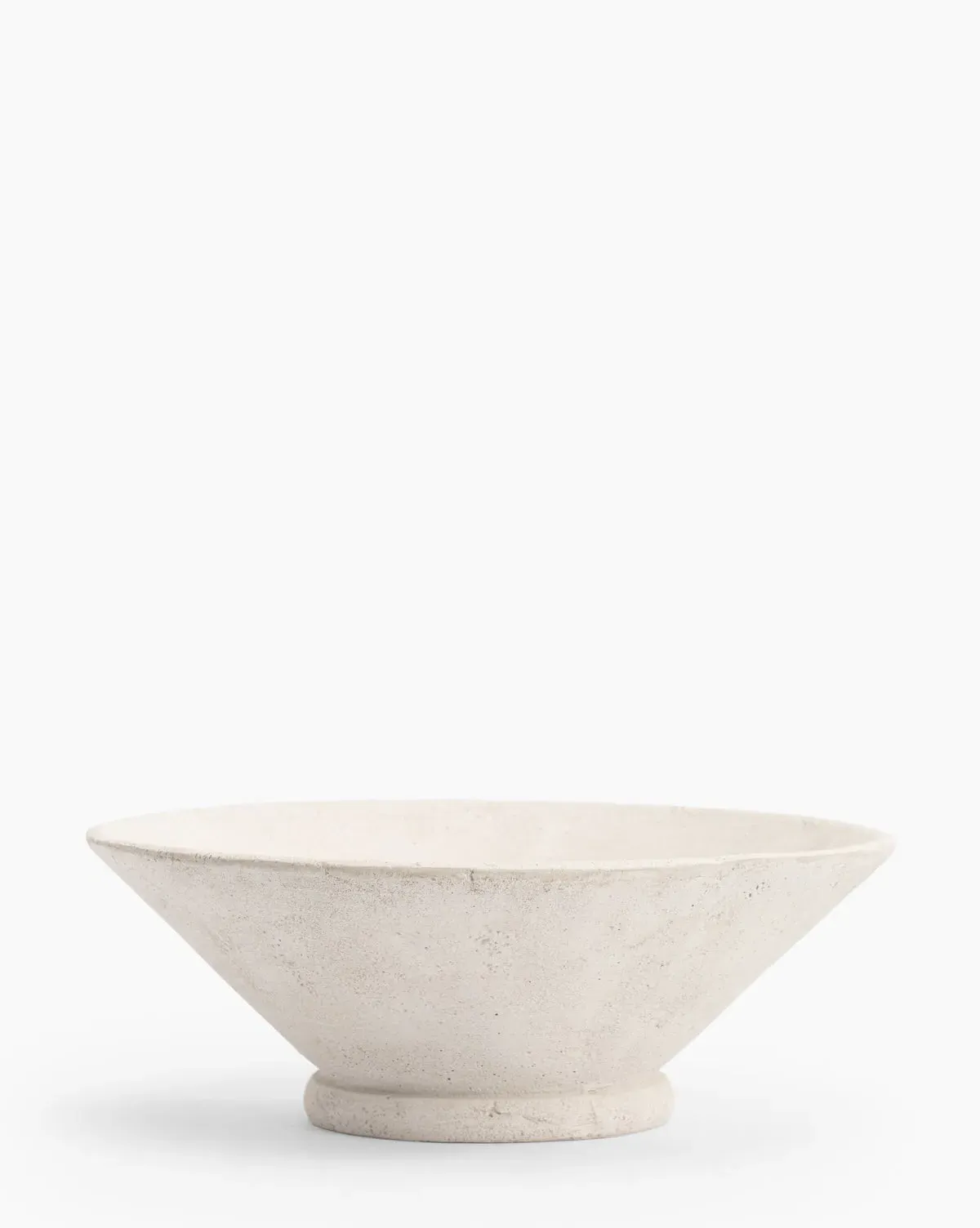 Matias Decorative Bowl - White, Resin product