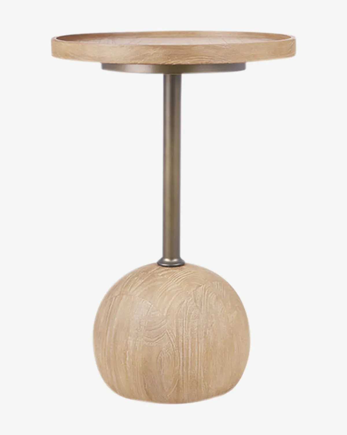 Maura Side Table - Teak, Metal product