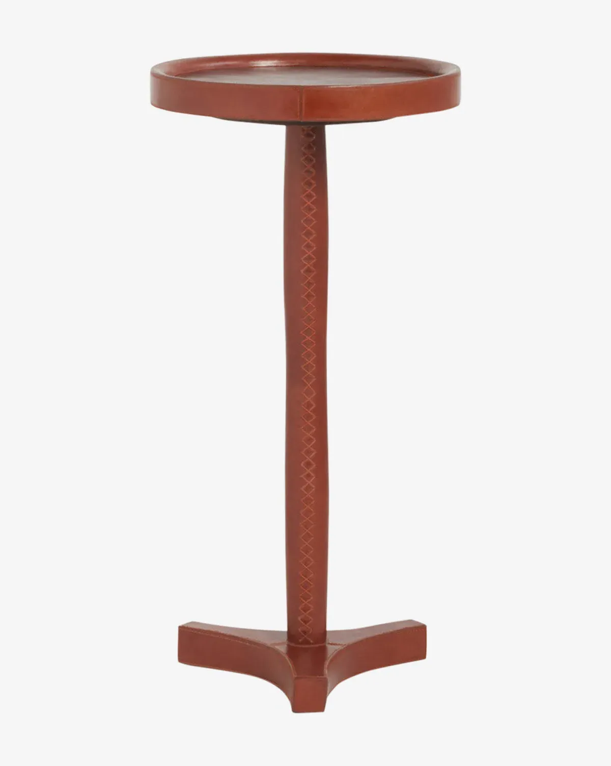 McCoy Side Table - Tobacco, Full Grain Leather product