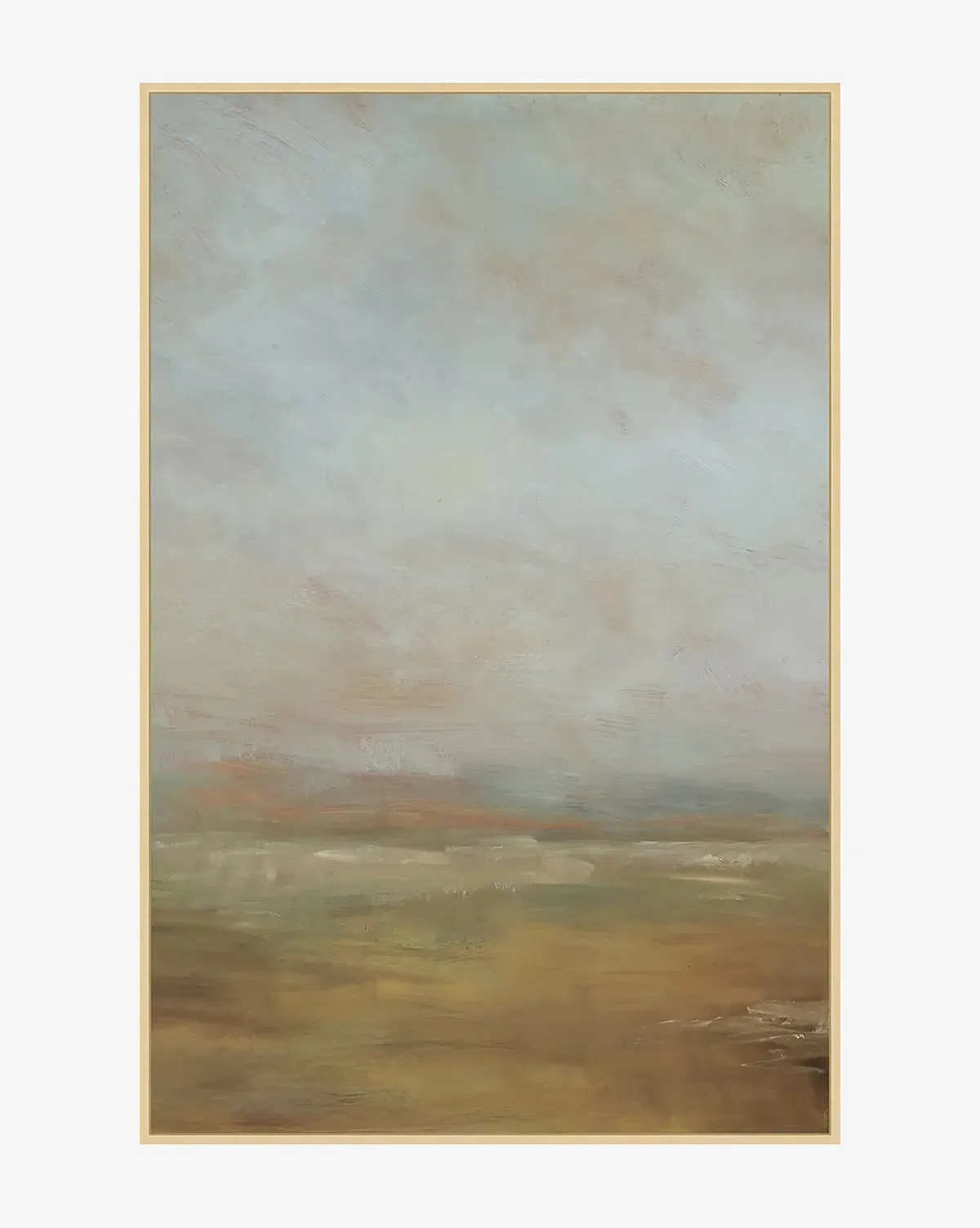 Meadow View II by Patricia Perron Framed Canvas Print - Champagne product