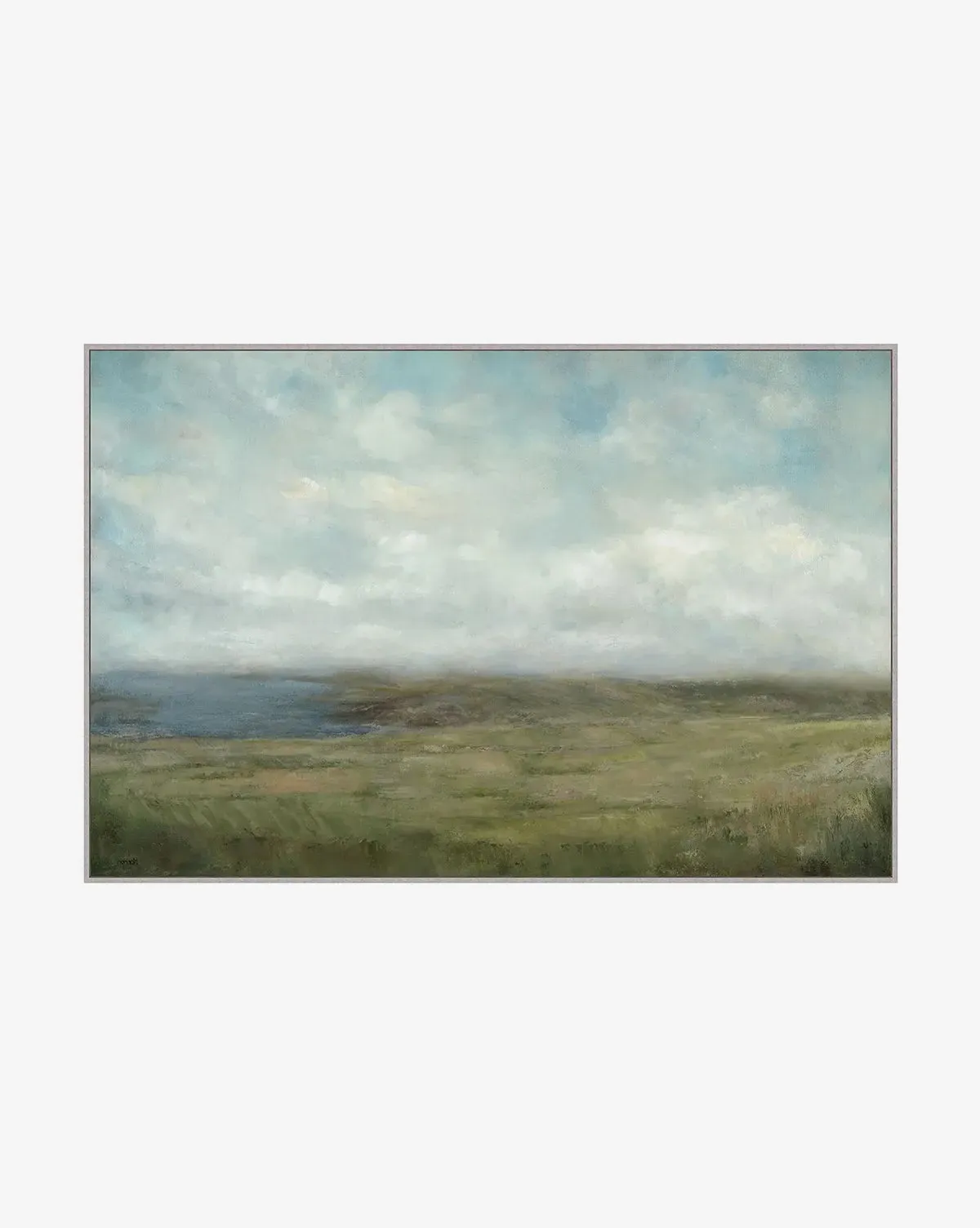 Meadow Vista by Patricia Perron Canvas Print - Gray product