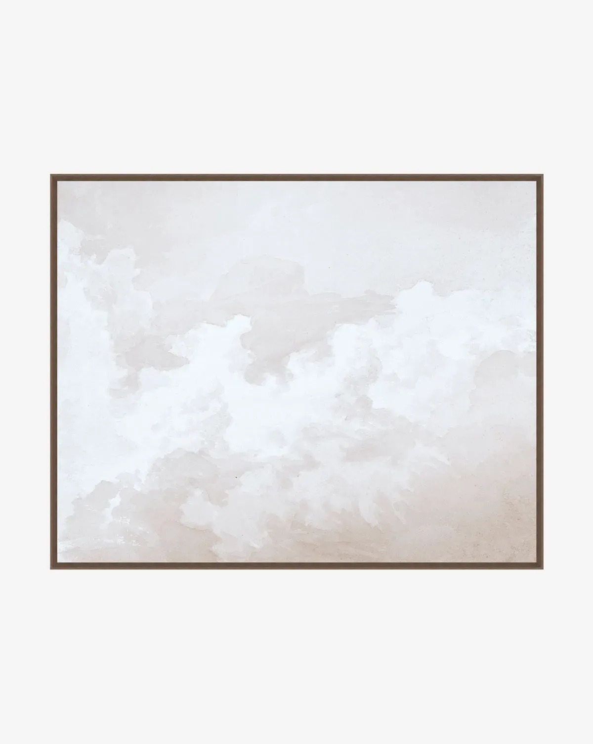 Meditation on Clouds Framed Wall Art - Walnut product