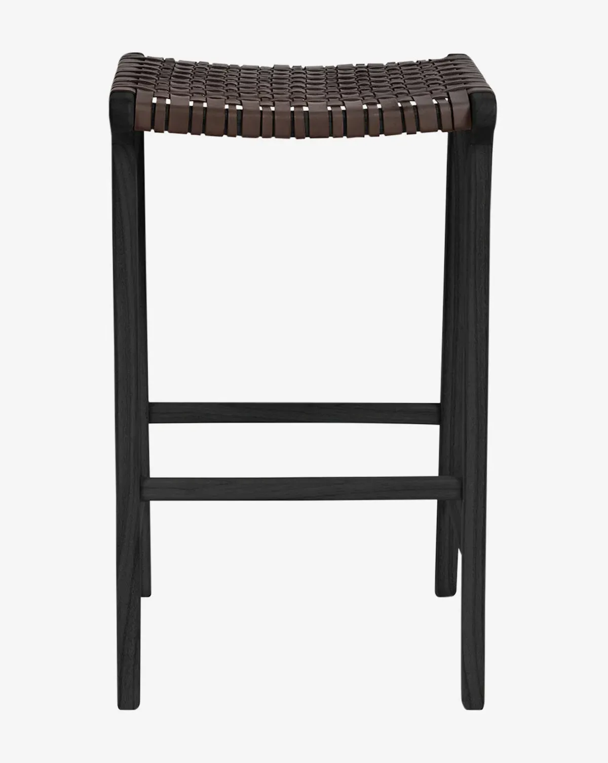 Meliora Counter Stool - Teak, Full-Grain Leather product