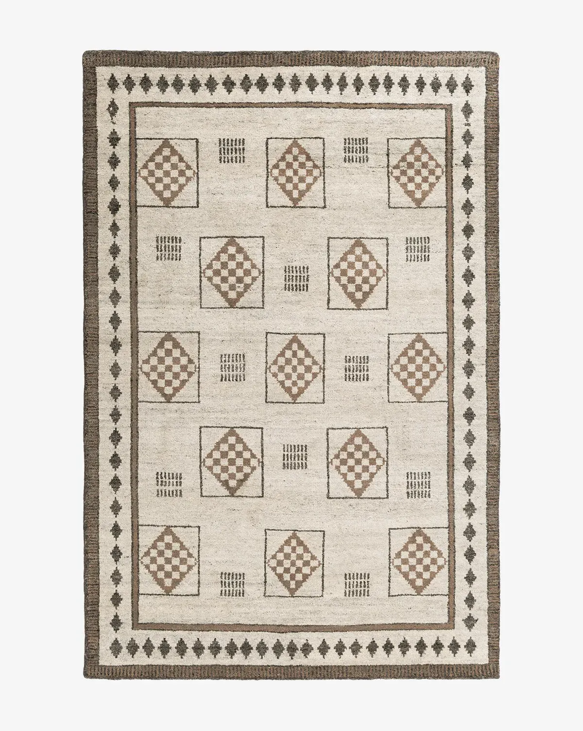 Melville Hand-Knotted Wool Rug - Geometric, 6' x 9' product