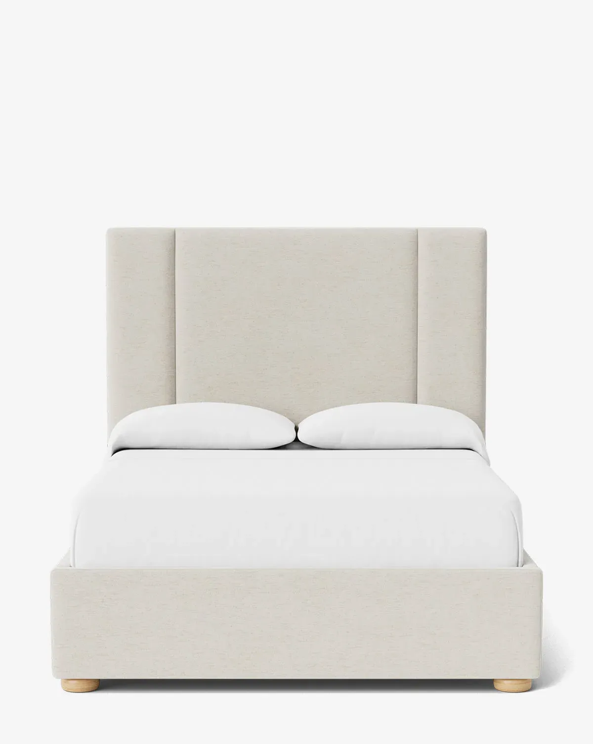 Mina Queen Size Bed Frame - Alabaster, Crypton product