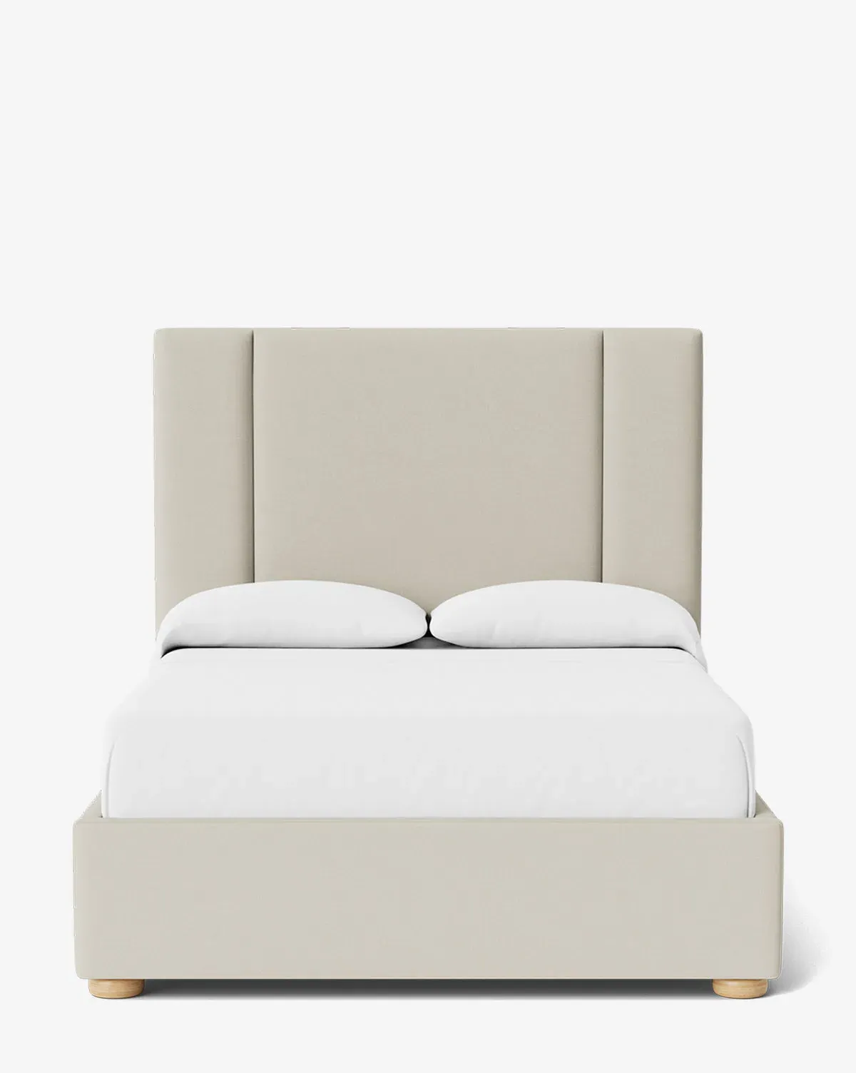 Mina Queen Size Bed Frame - Egret, Perennials Fabric product