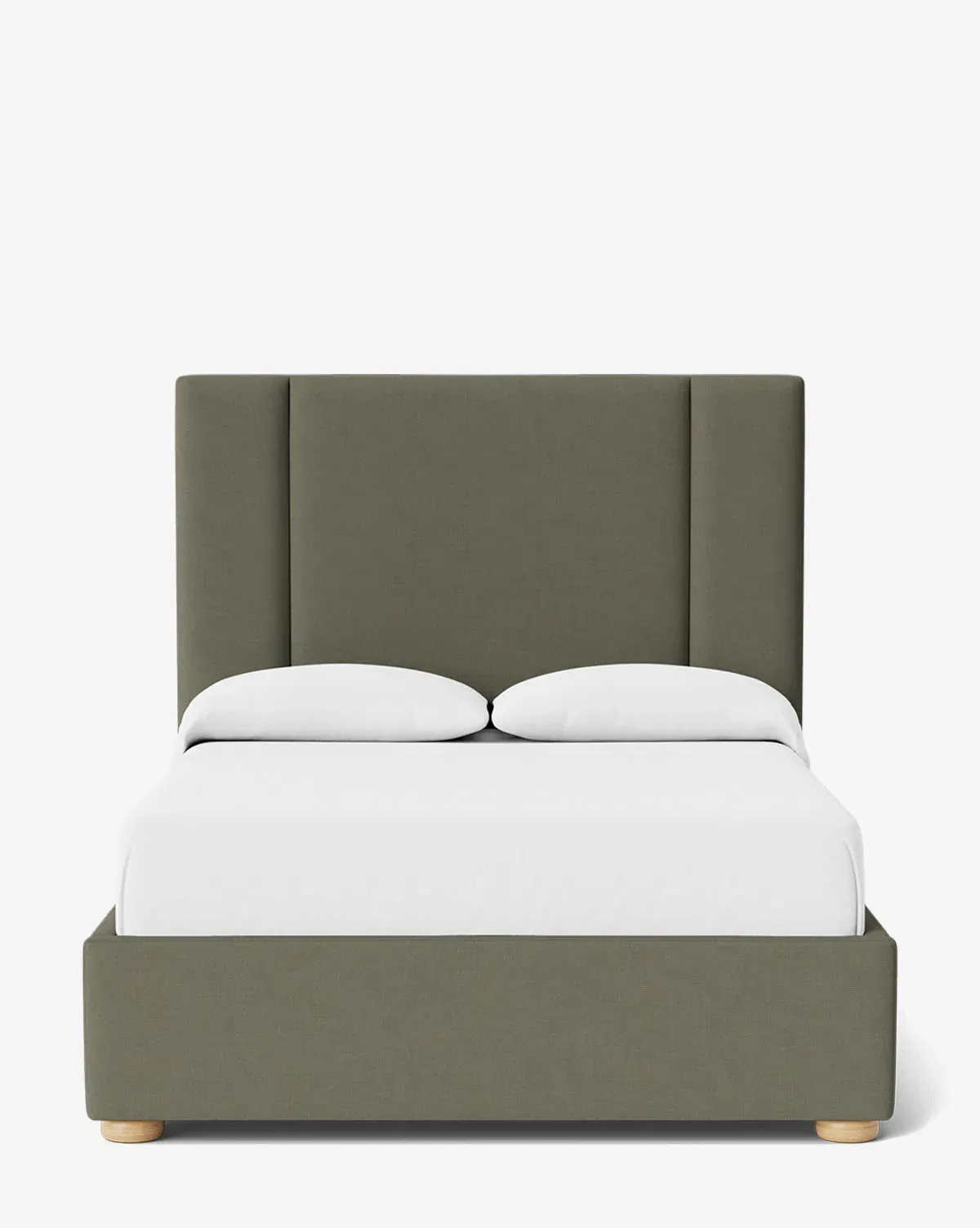 Mina Queen Size Bed Frame - Ivy, Perennials Fabric product