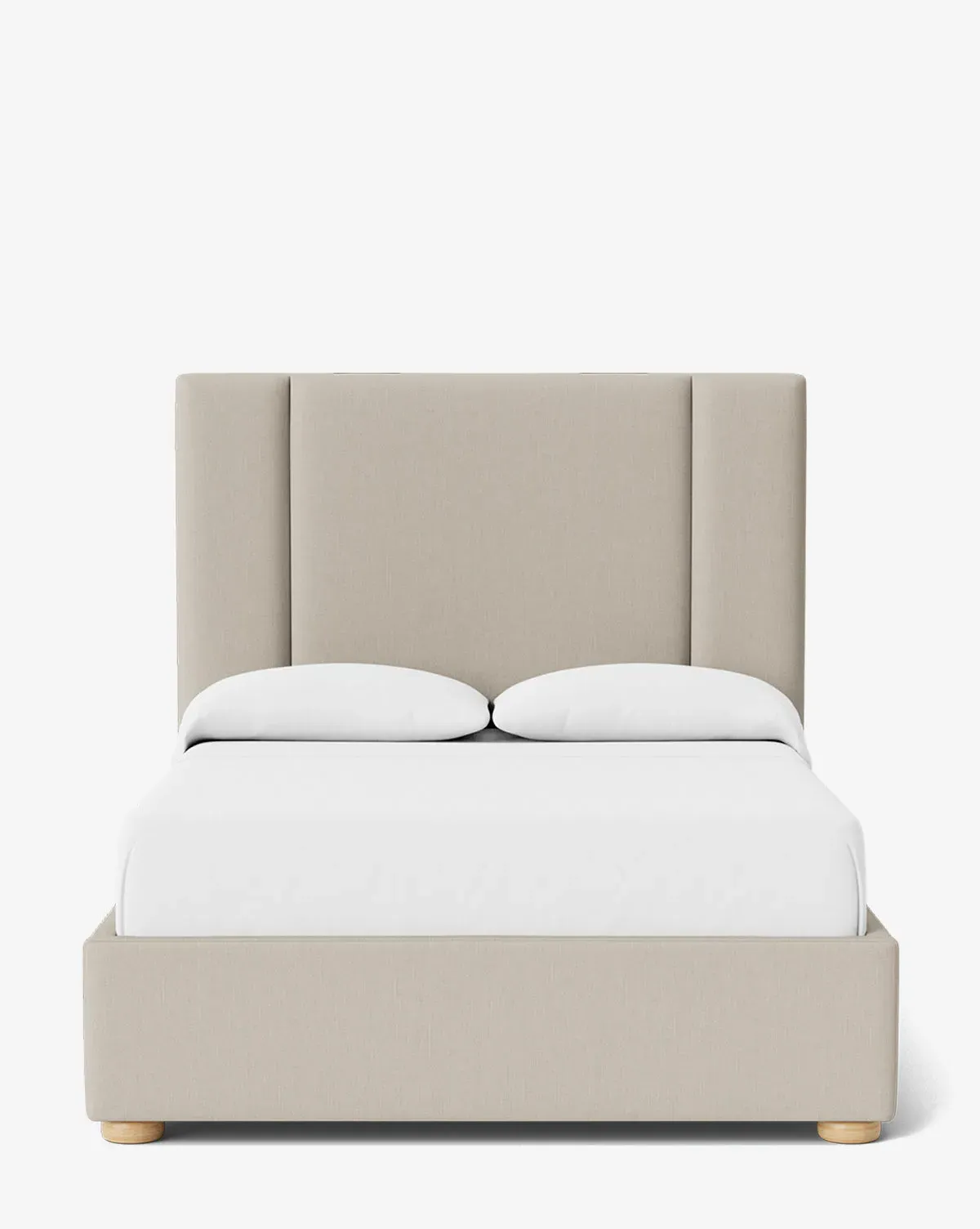 Mina Queen Size Bed Frame - Muslin, Belgian Linen product