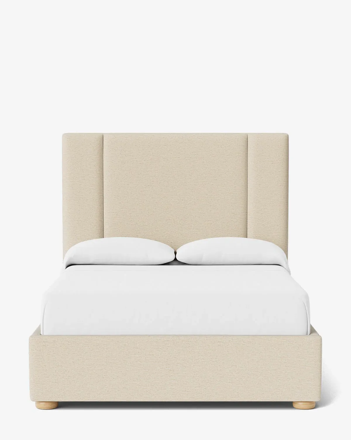 Mina Queen Size Bed Frame - Parchment, Crypton product