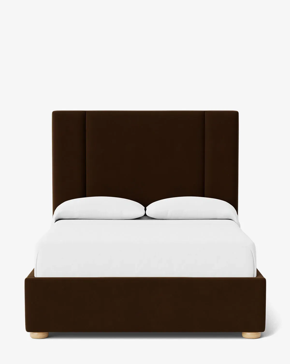 Mina Queen Size Bed Frame - Praline, Velvet product