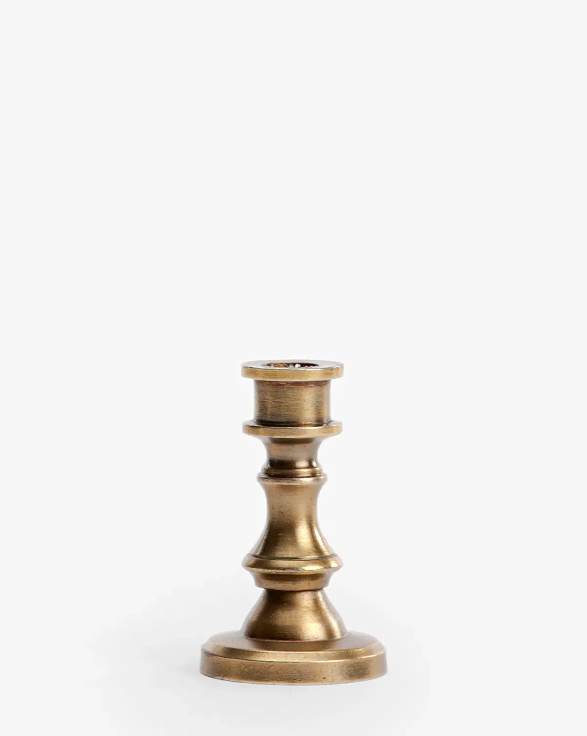 Mini Taper Holder Small - Antique Brass product