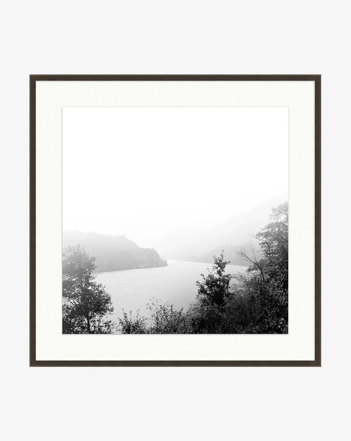 Mist on the Lake Giclee Print - Black, Paper product